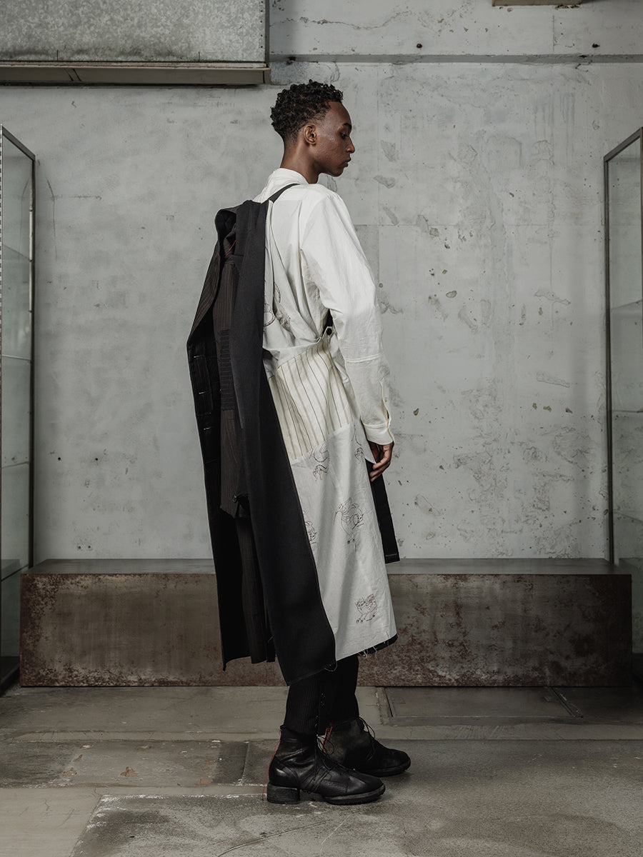 DUELLUM（デュエラム）PATCHED CHESTER COAT（パッチワークチェスター