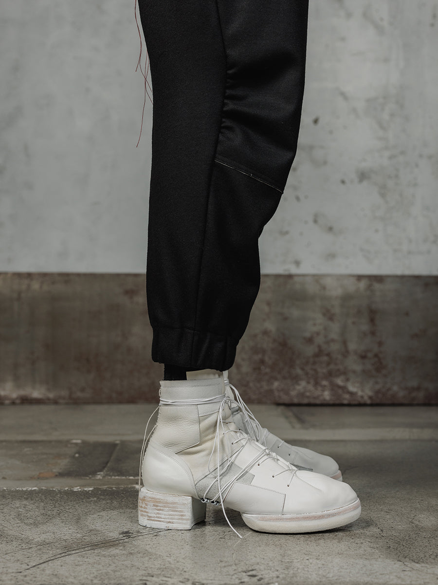 DUELLUM DRAWSTRING TROUSERS (wool linen jogger pants) – The DUELLUM DRAWSTRING TROUSERS (wool linen jogger pants) – The