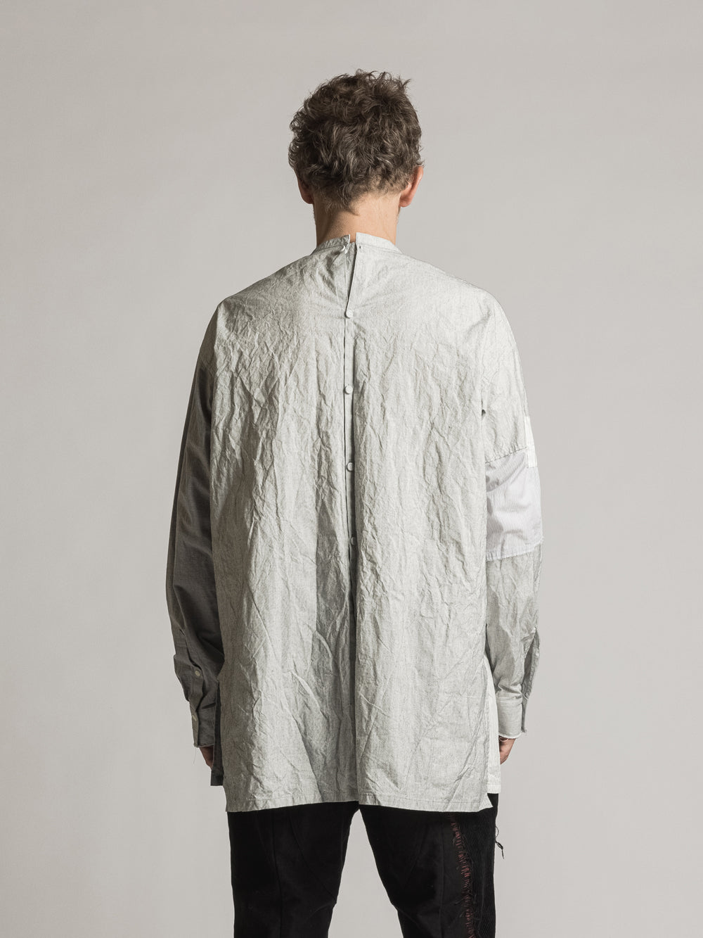 
                  
                    STRIPE COLLAGE SHIRT
                  
                