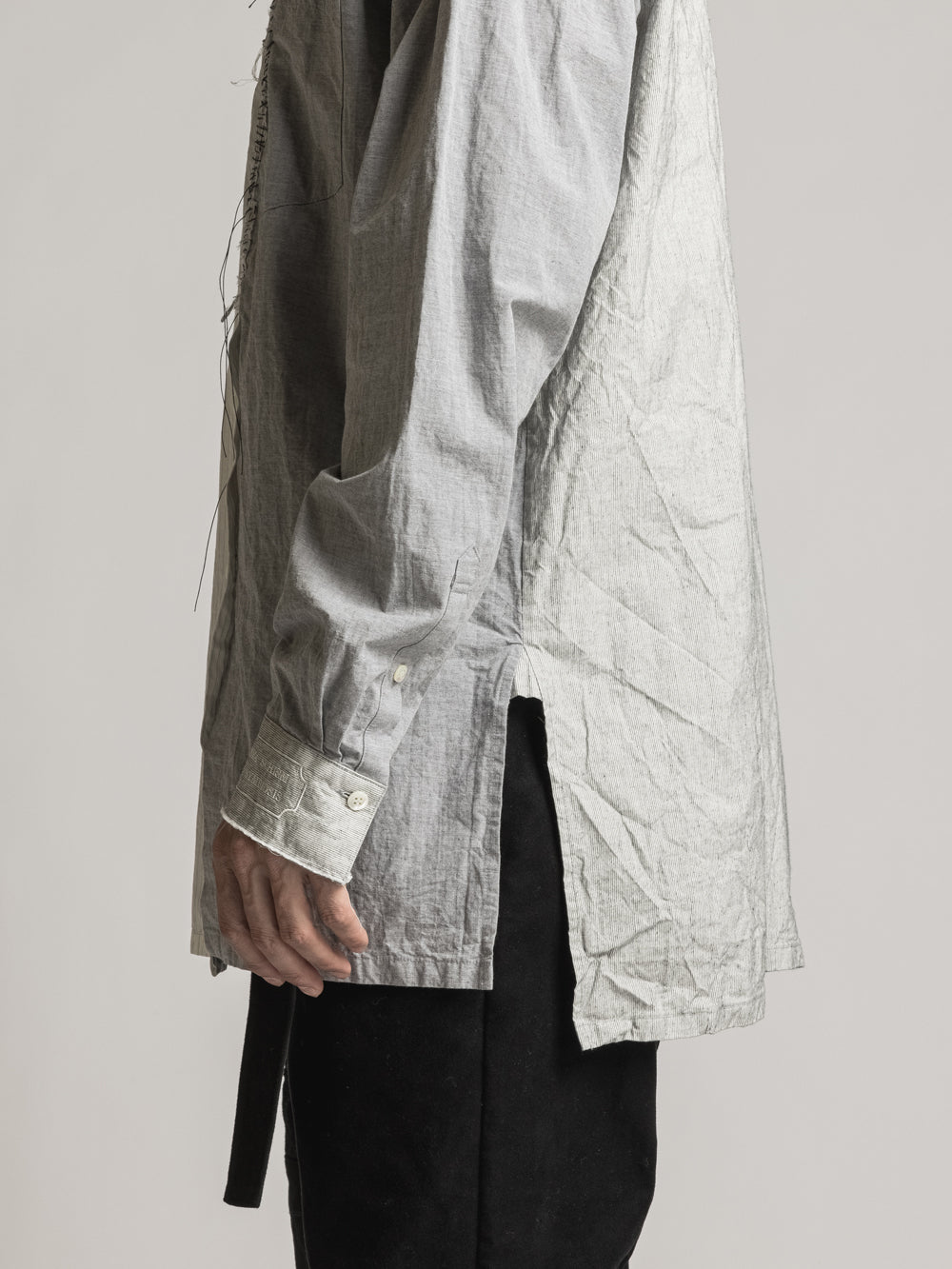 
                  
                    STRIPE COLLAGE SHIRT
                  
                