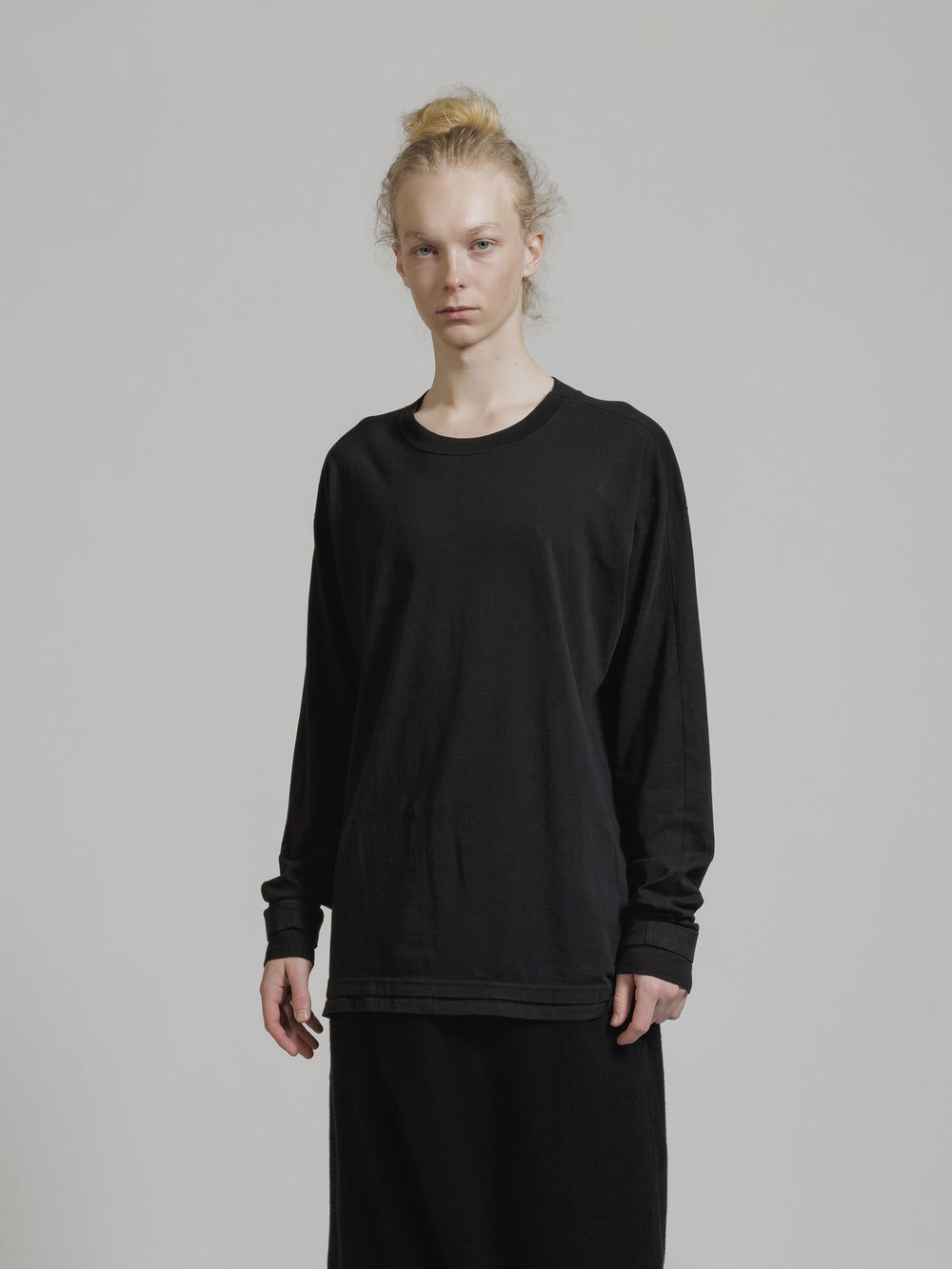 OBJECT DYED LONG SLEEVE T-SHIRT