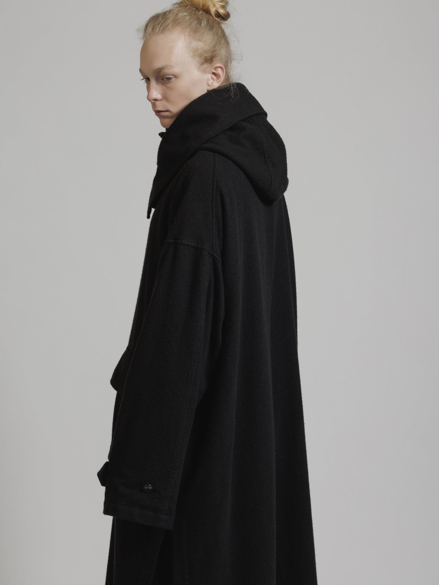 
                  
                    OBJECT DYE WOOL HOODED COAT
                  
                