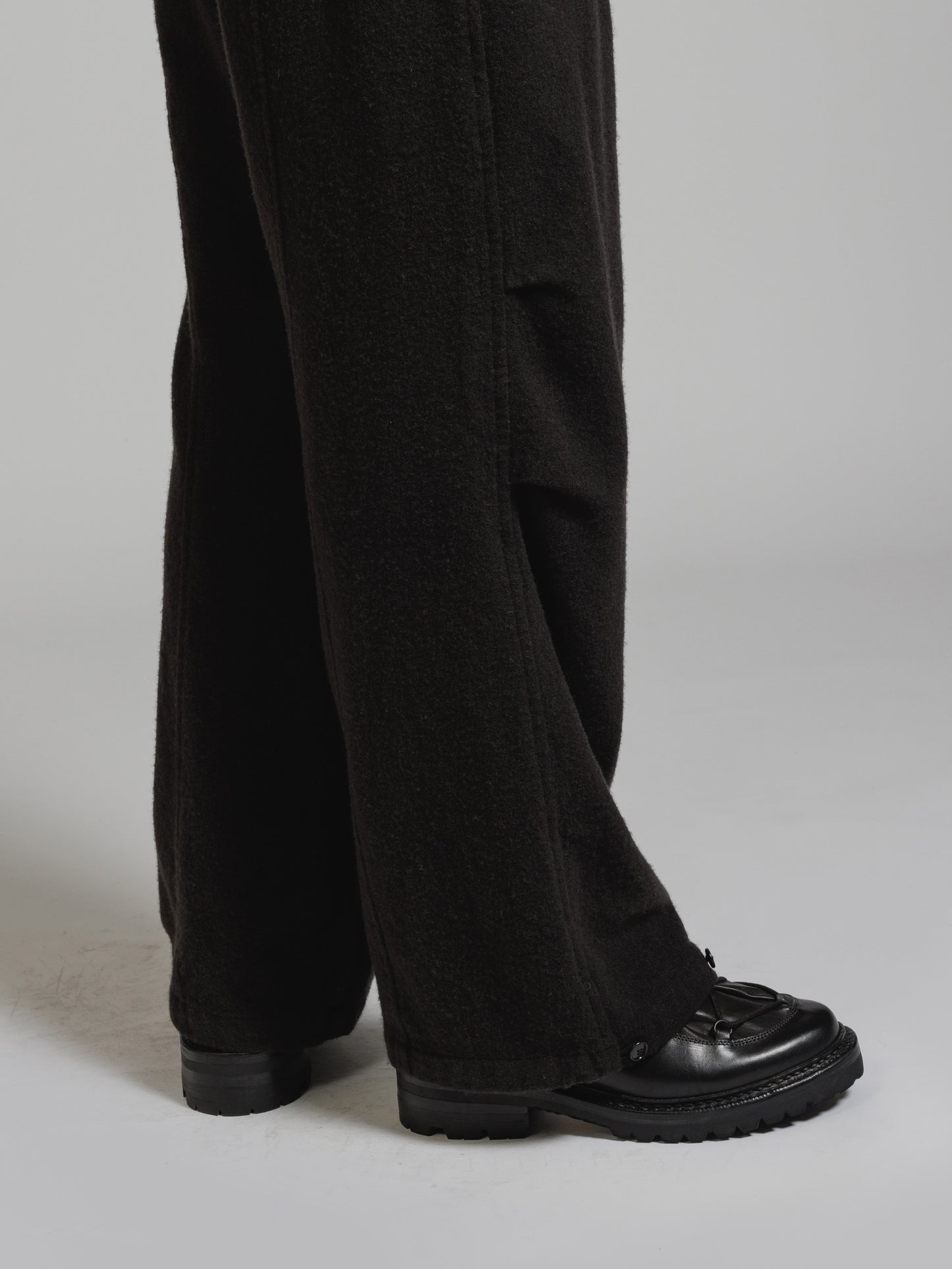 
                  
                    OBJECT DYE WOOL WIDE PANTS
                  
                