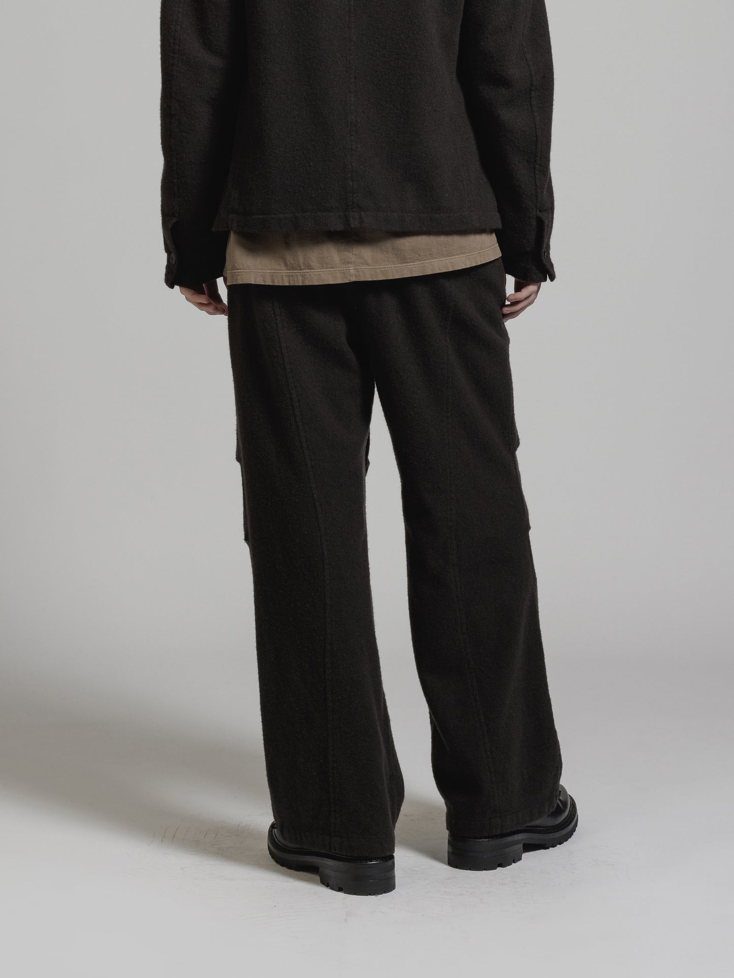 
                  
                    OBJECT DYE WOOL WIDE PANTS
                  
                