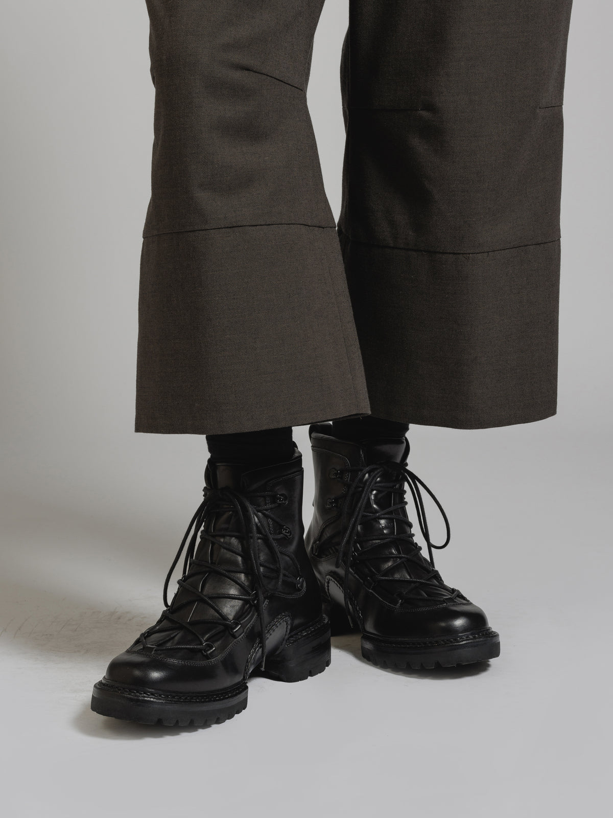 THE VIRIDI-ANNE TVA 24AW ×ASP LACE-UP BOOTS (ASP collaboration 