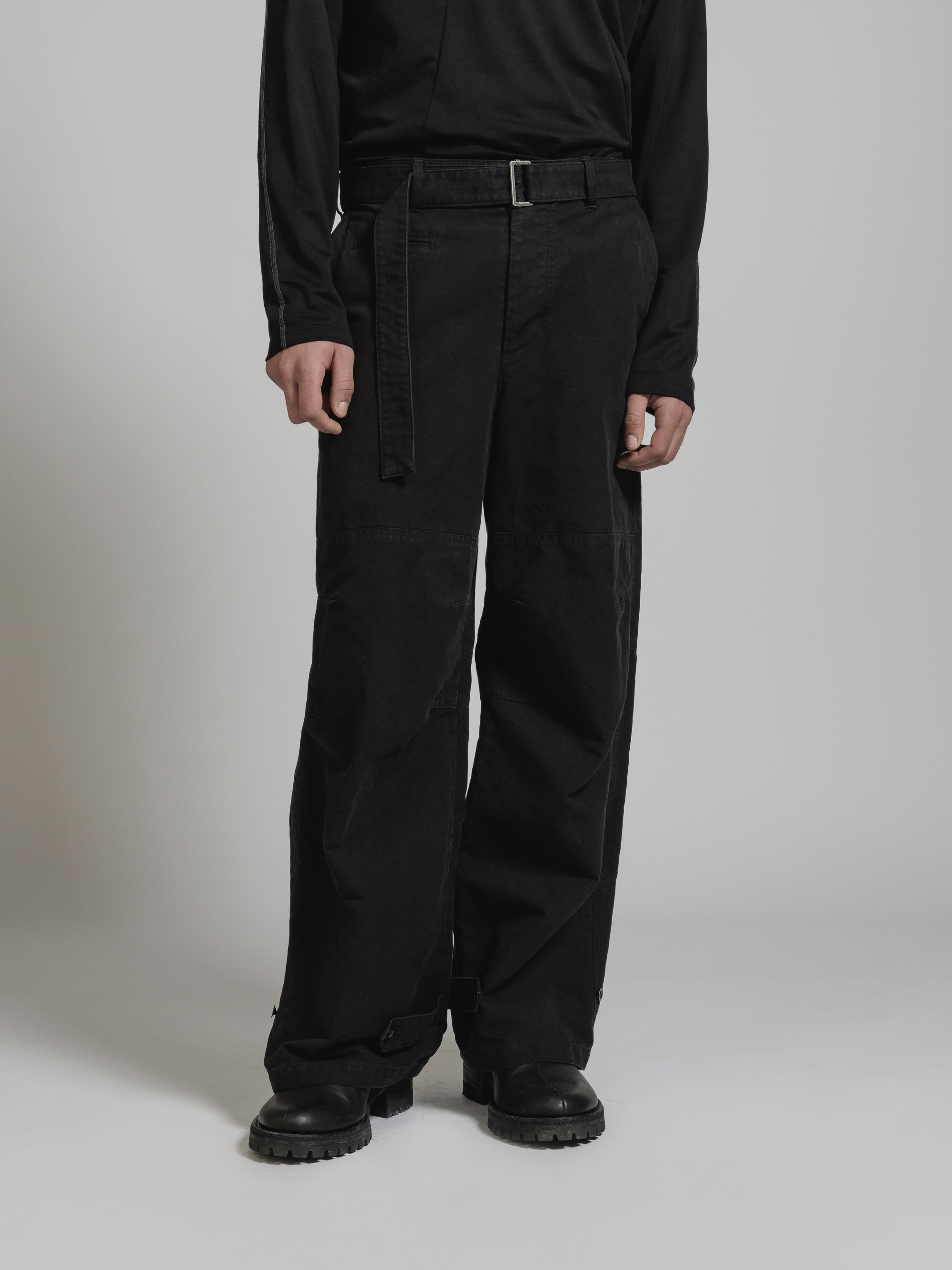 The Viridi-anne - デニムワイドパンツ - BLACK | ADDICT WEB SHOP