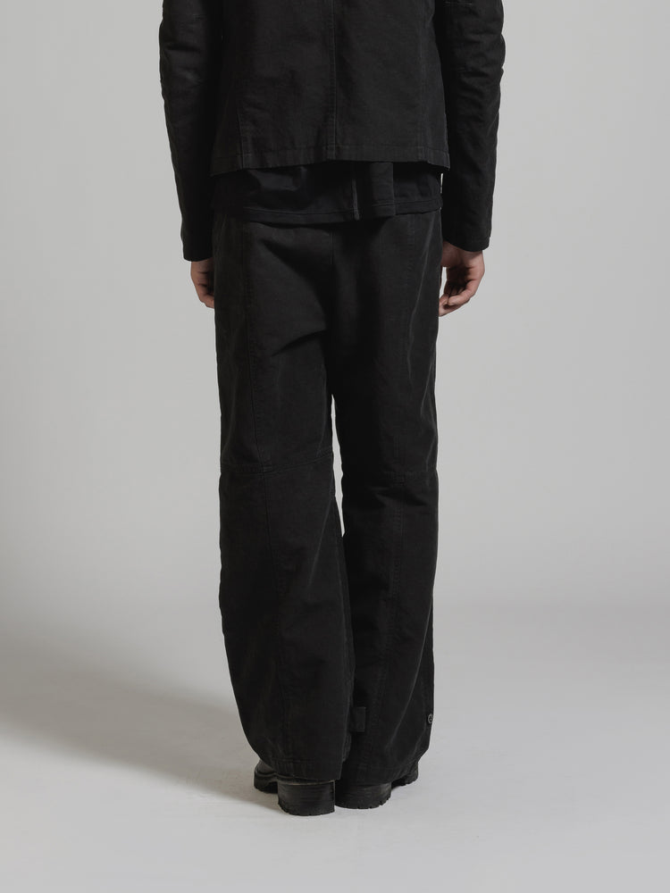 
                  
                    GARMENT DYE COTTON WIDE PANTS
                  
                