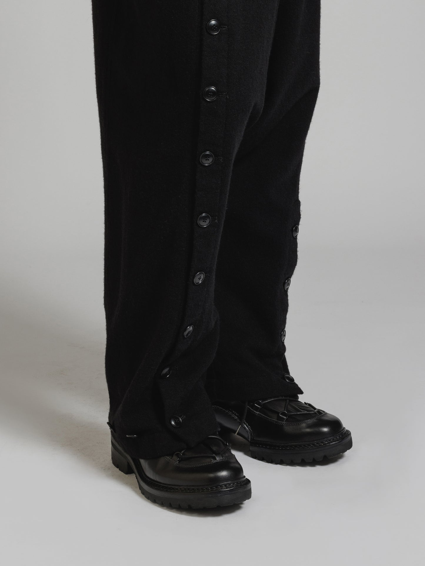 
                  
                    OBJECT DYE WOOL DROP CROTCH PANTS
                  
                