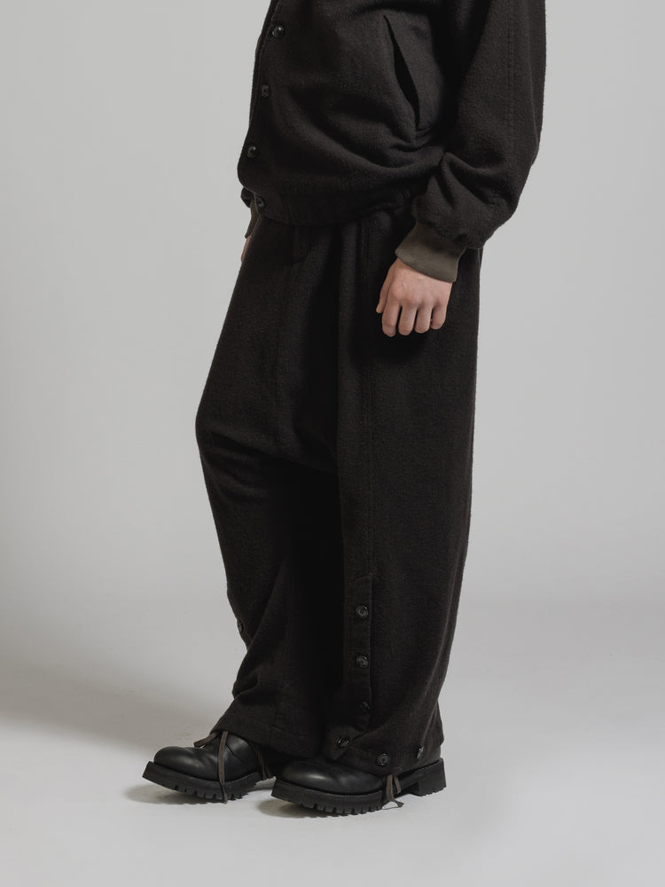
                  
                    OBJECT DYE WOOL DROP CROTCH PANTS
                  
                