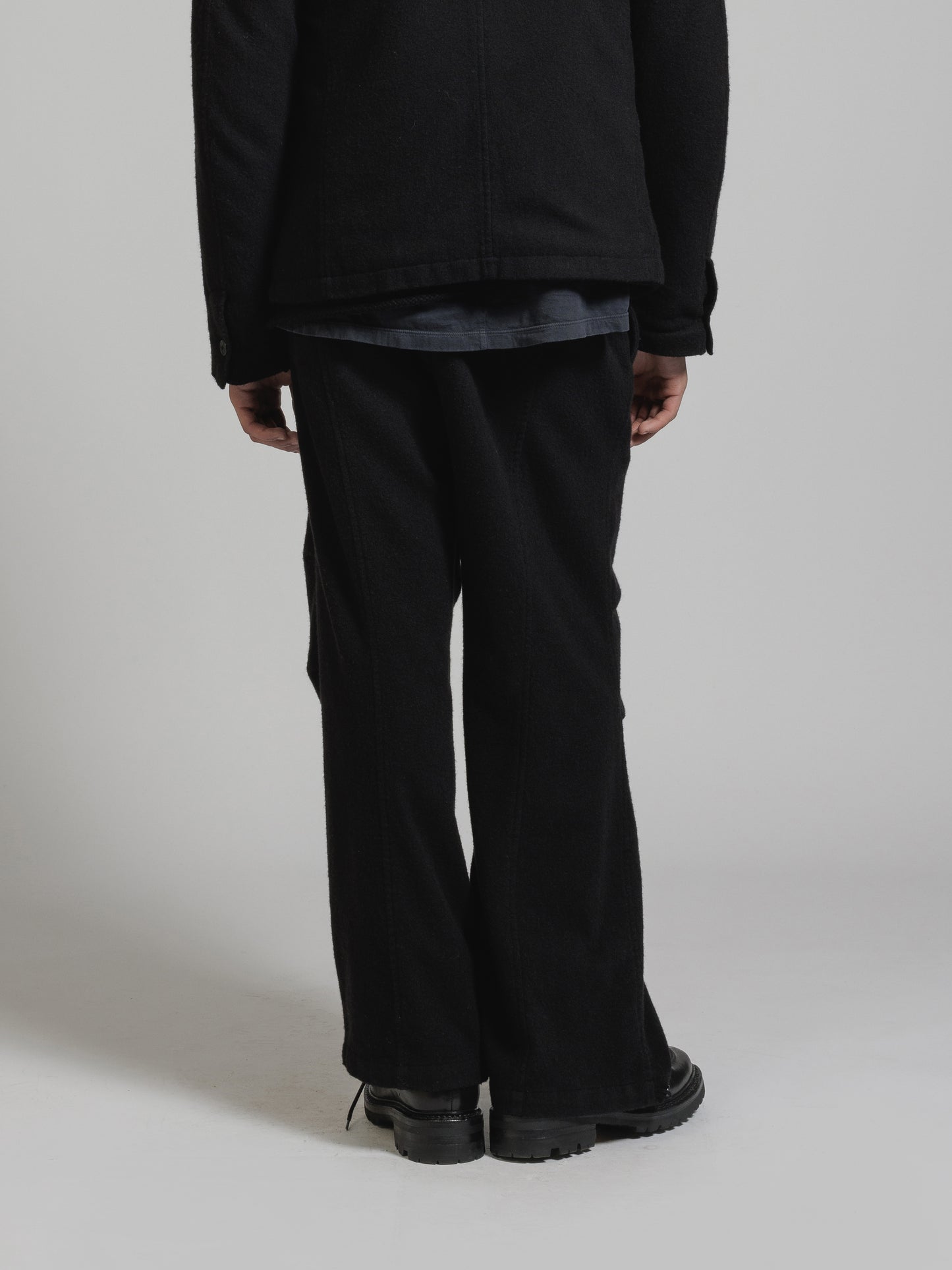 
                  
                    OBJECT DYE WOOL WIDE PANTS
                  
                