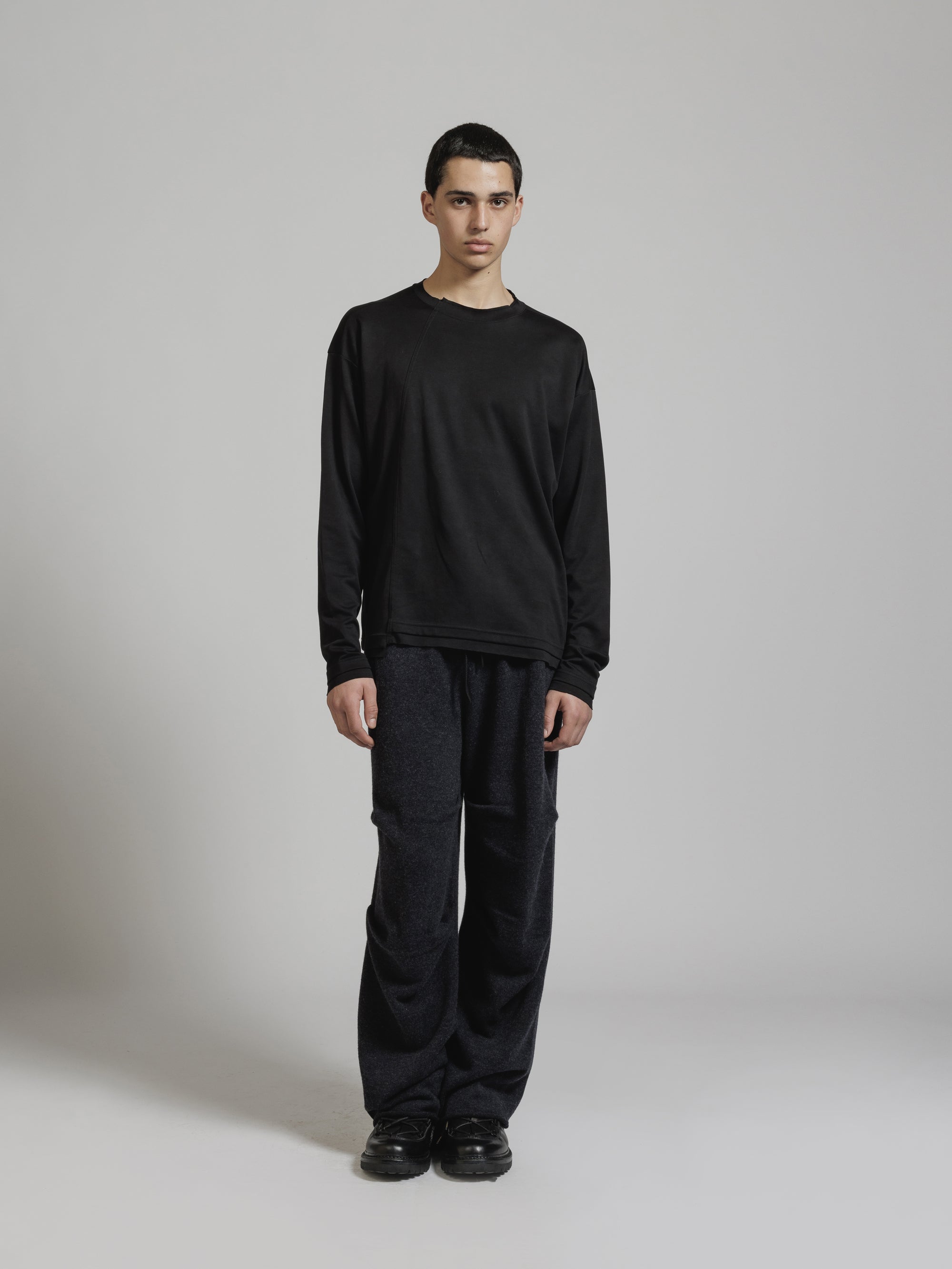 THE VIRIDI-ANNE（ザ ヴィリディアン） TVA 24AW COTTON SMOOTH L/S T