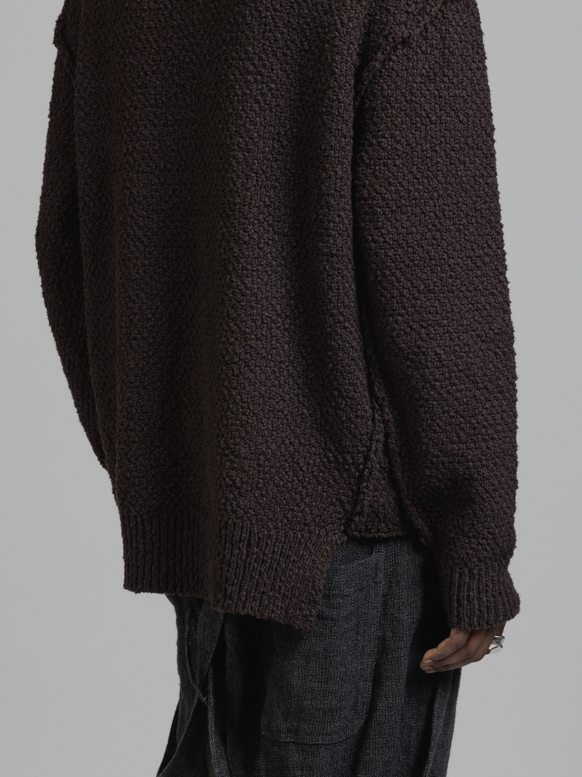 THE VIRIDI-ANNE（ザ ヴィリディアン） TVA 25AW SLUB YARN PULLOVER