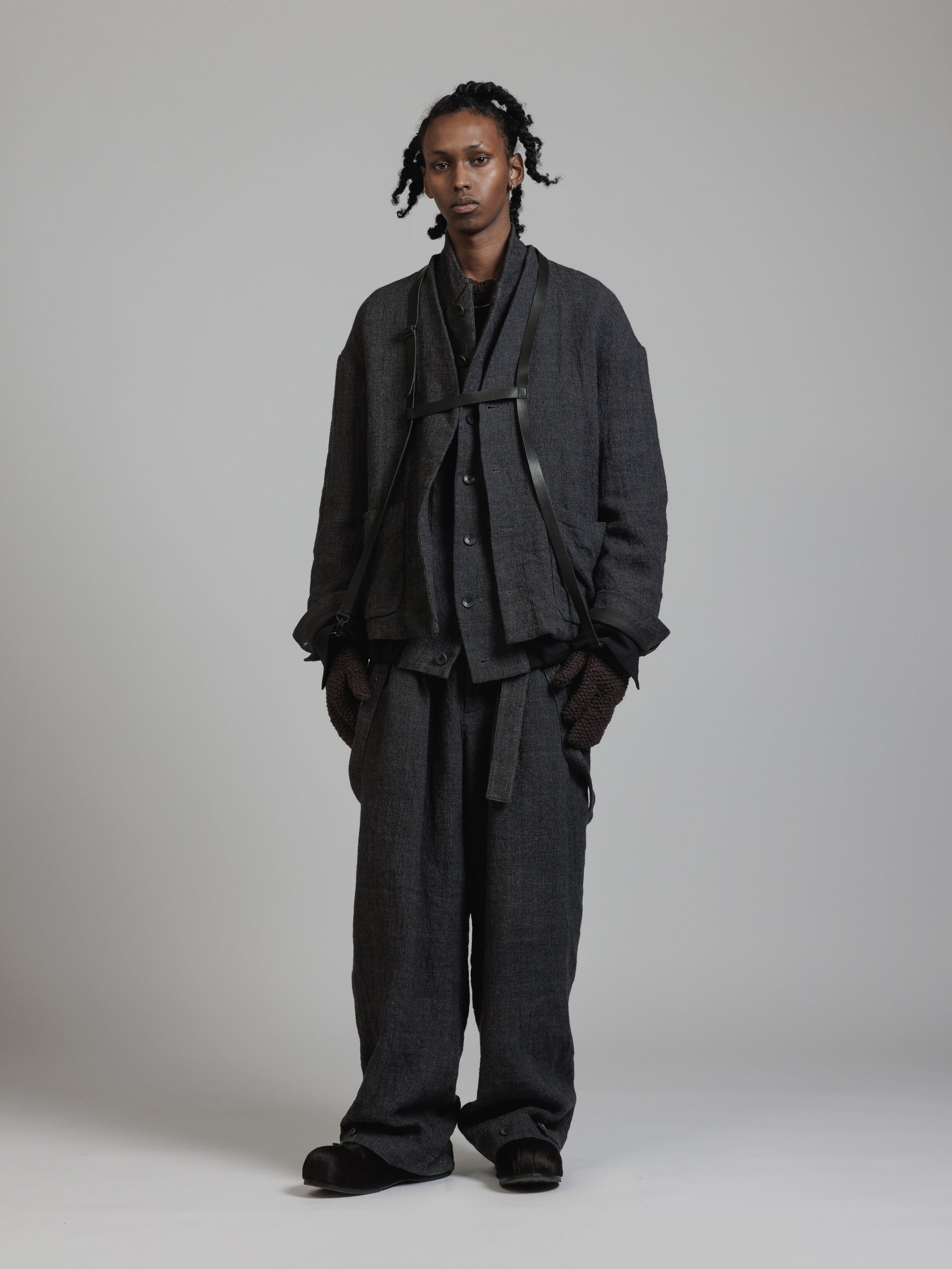 THE VIRIDI-ANNE（ザ ヴィリディアン） TVA 25AW LINEN/WOOL WIDE