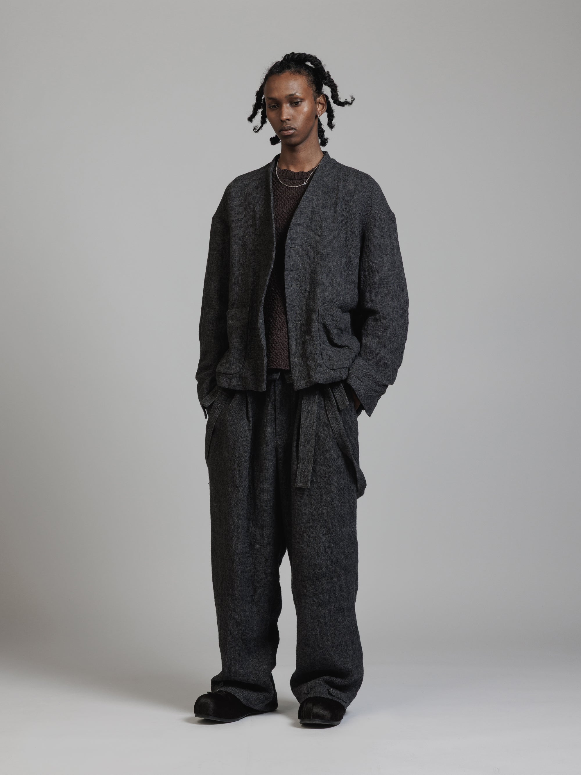 THE VIRIDI-ANNE（ザ ヴィリディアン） TVA 25AW LINEN/WOOL WIDE