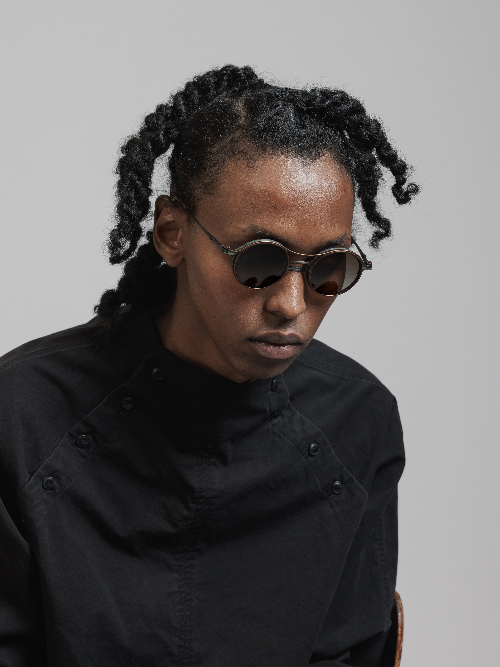 00sthe viridi-anne シワ加工　八の字　julius rick Rick Owens＂enjoy fashion．．． ・ ・ ・ Black code