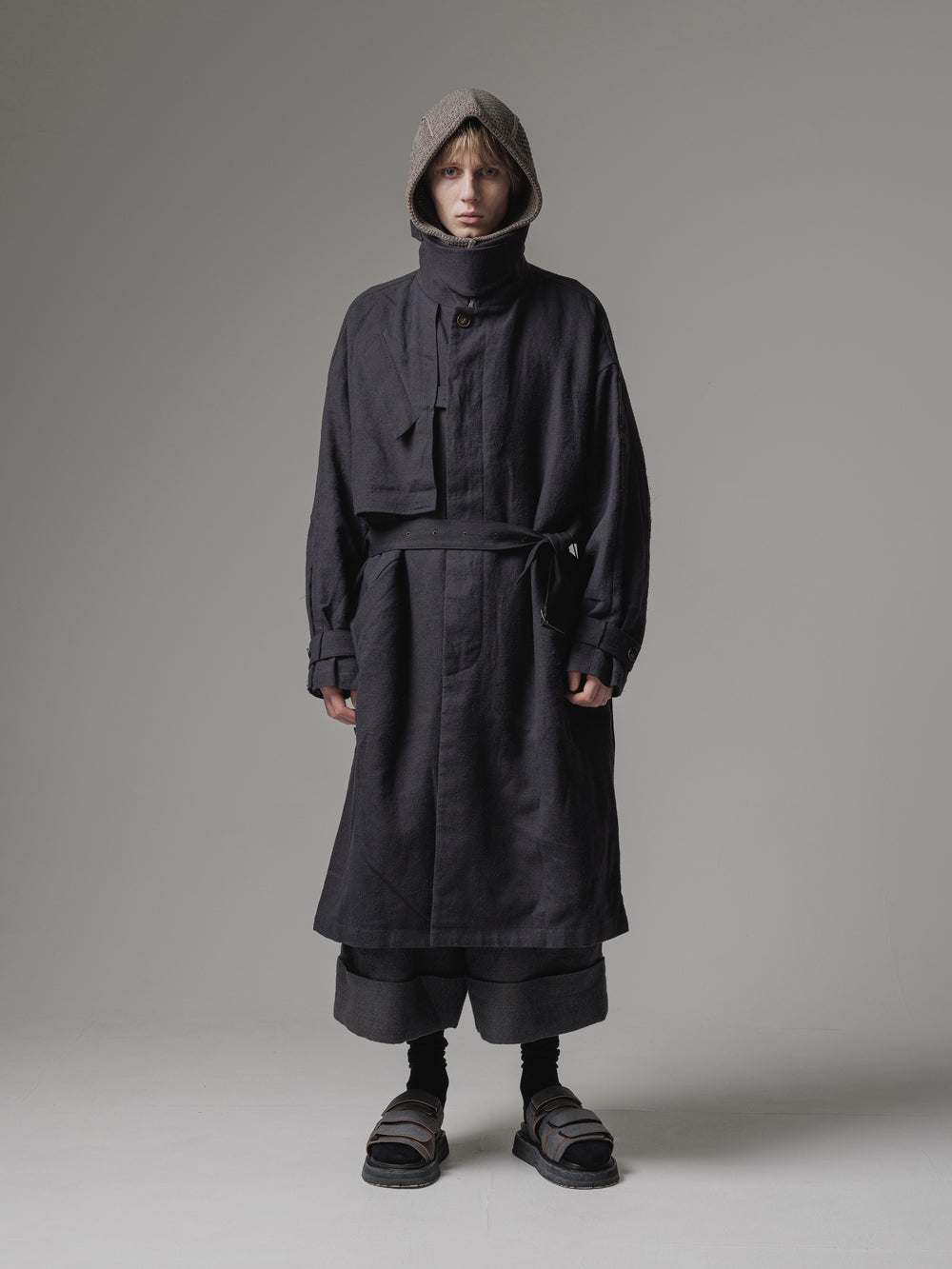 [ISO] linen/silk check coat