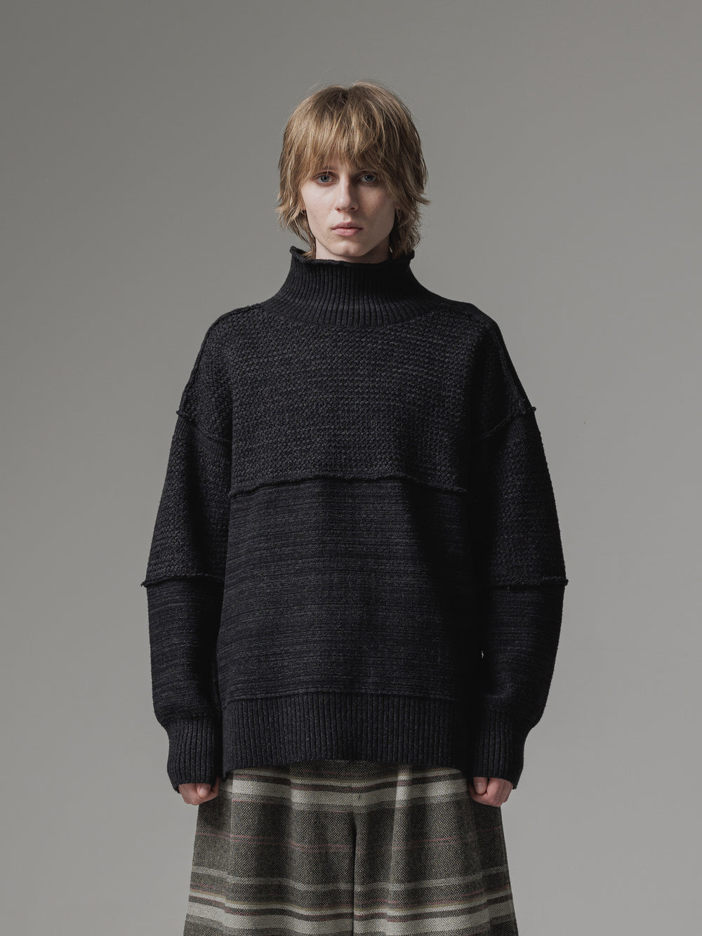 [ISO] combination pullover knit