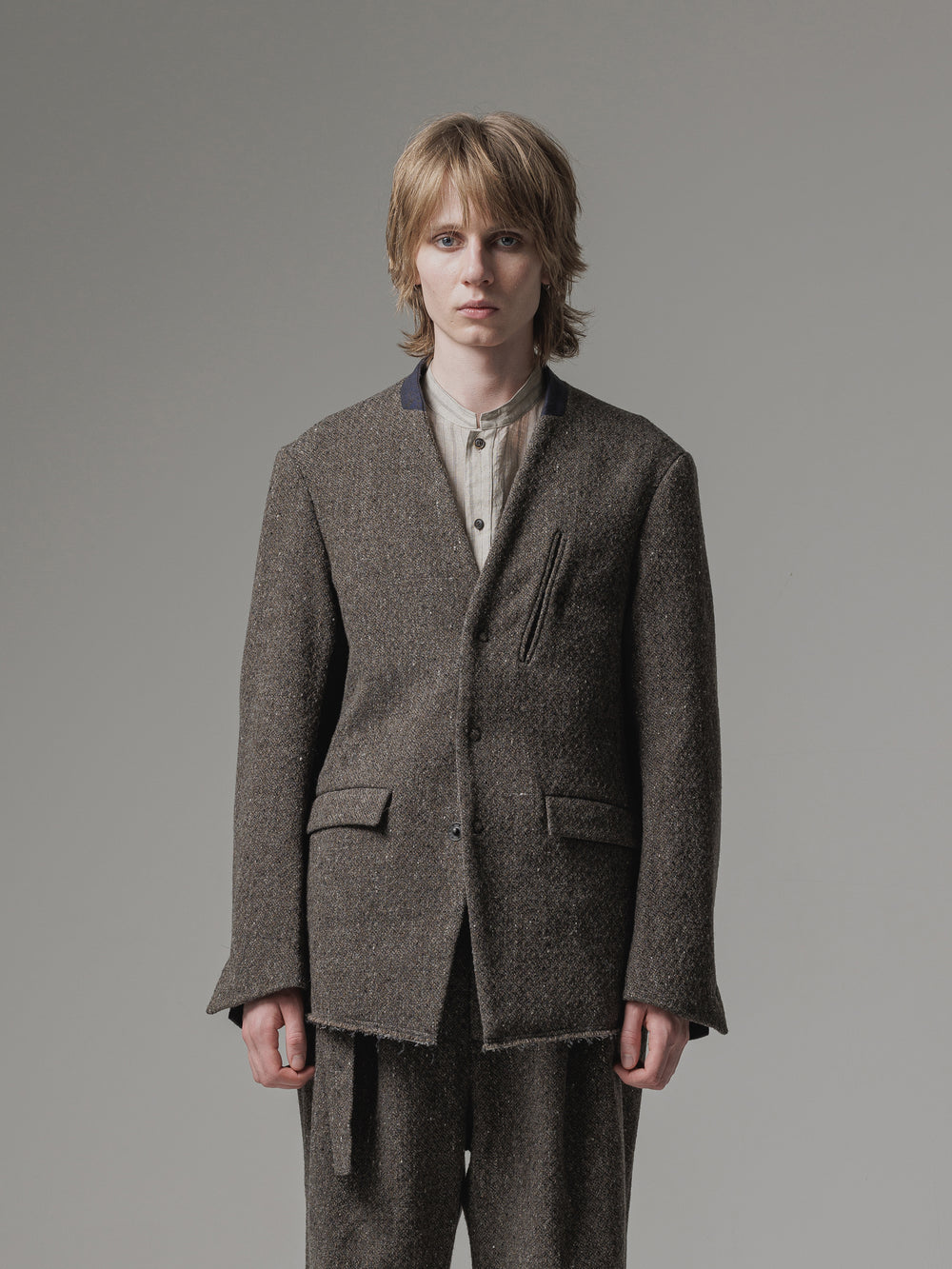 [ISO] shetland wool collarless jacket