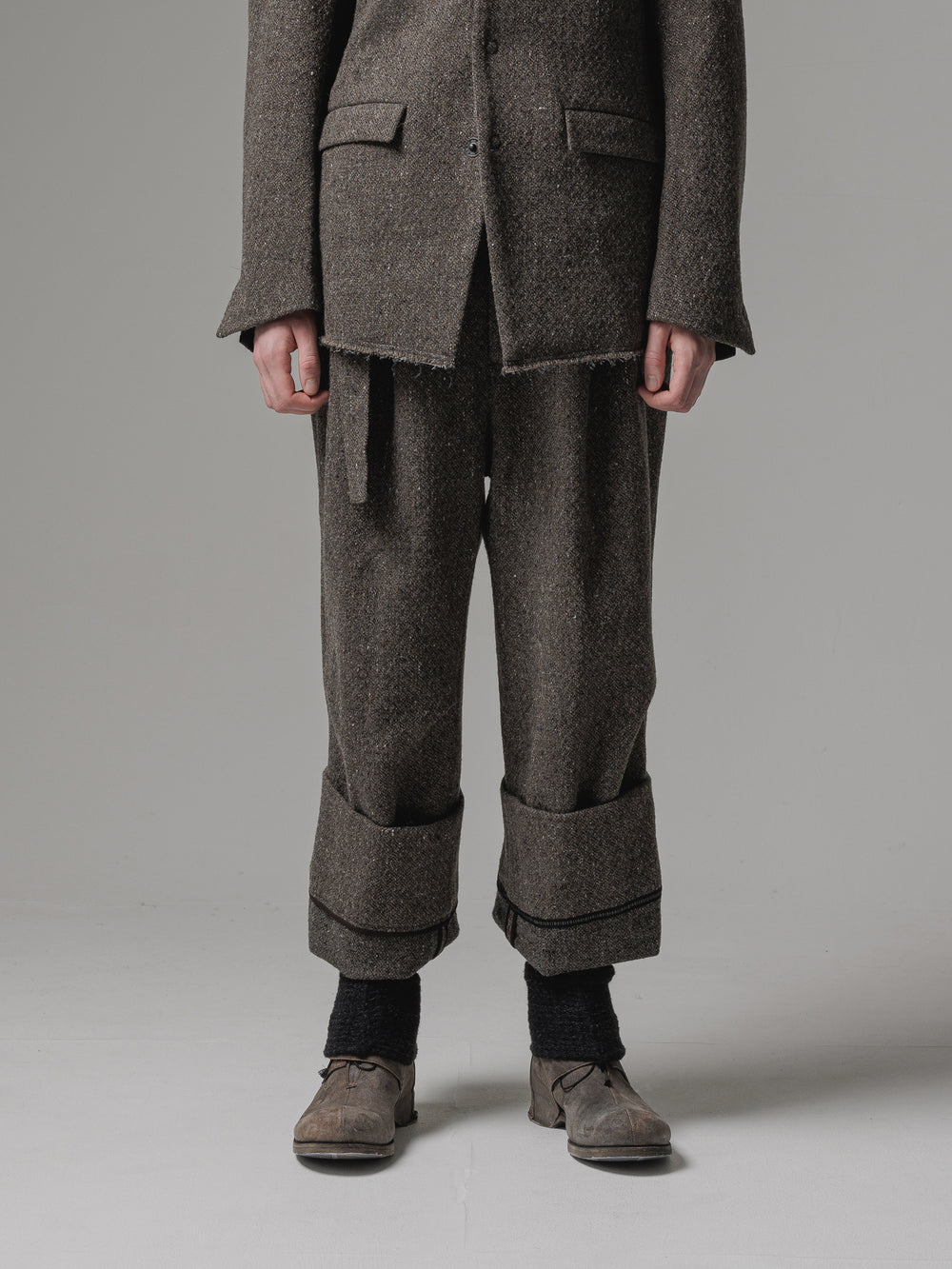 [ISO] shetland wool wide trousers