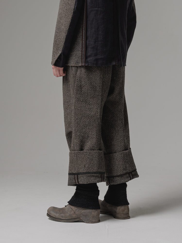 
                  
                    [ISO] shetland wool wide trousers
                  
                