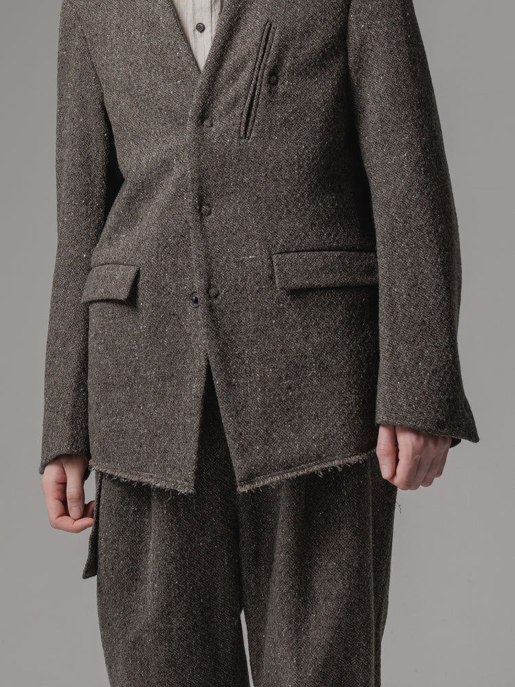 
                  
                    [ISO] shetland wool collarless jacket
                  
                