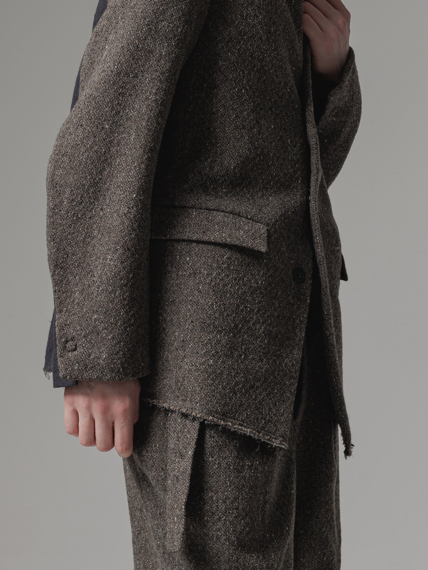 
                  
                    [ISO] shetland wool collarless jacket
                  
                