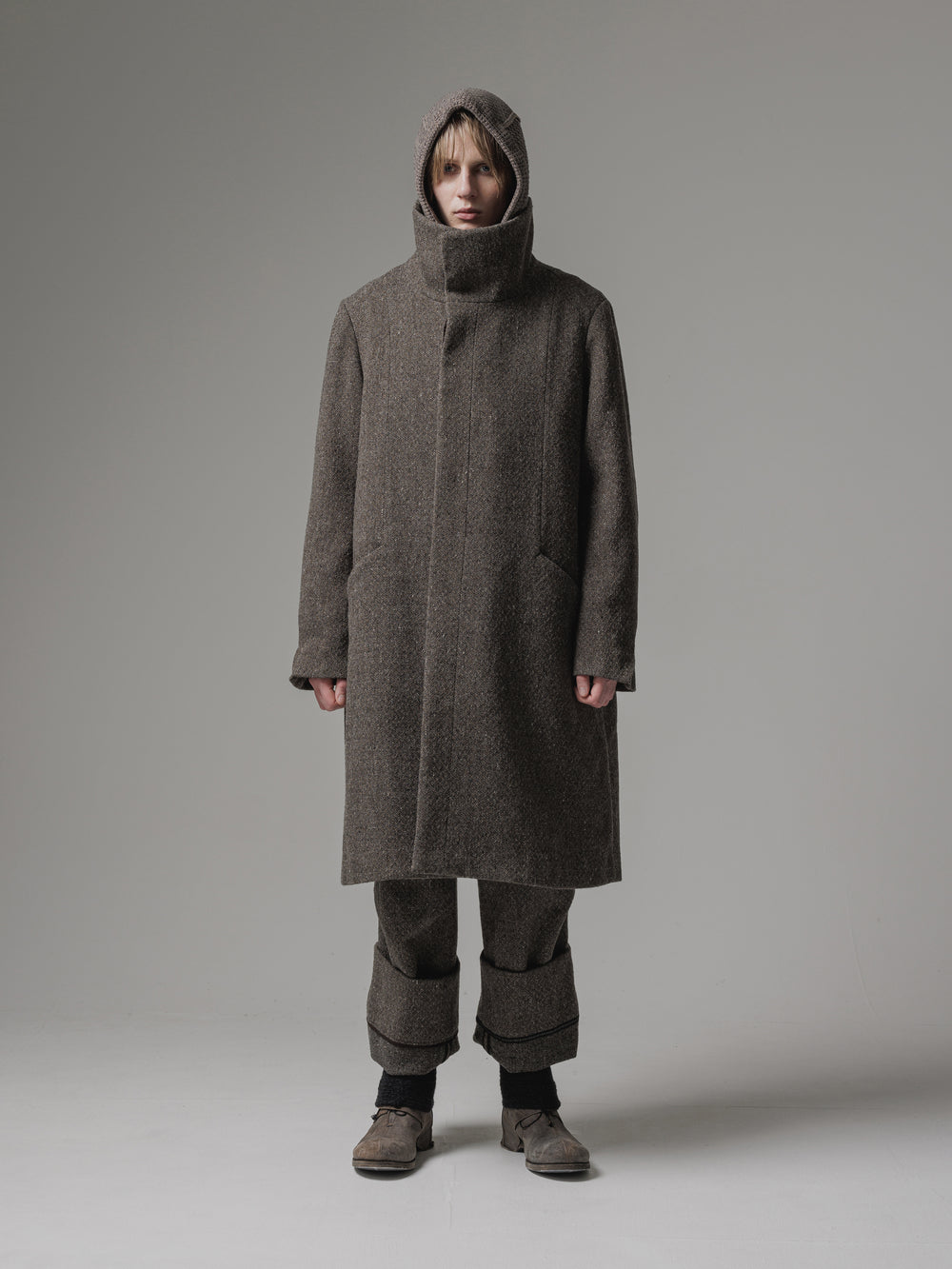 [ISO] shetland wool high neck coat