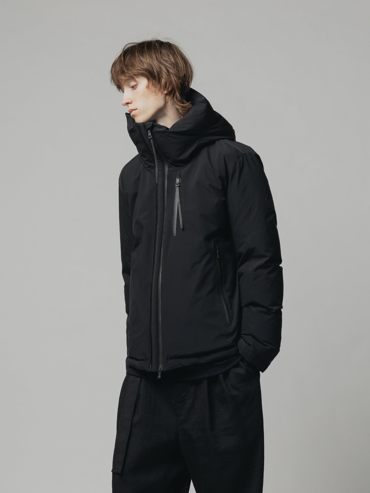 
                  
                    EXCLUSIVE HOODED DOWN JACKET
                  
                