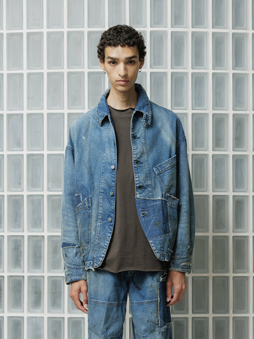 ANACHRONORM デニムカバーオール サイズ01 ISO] （イソウ） ×ANACHRONORM Denim Coverall（ANACHRONORM