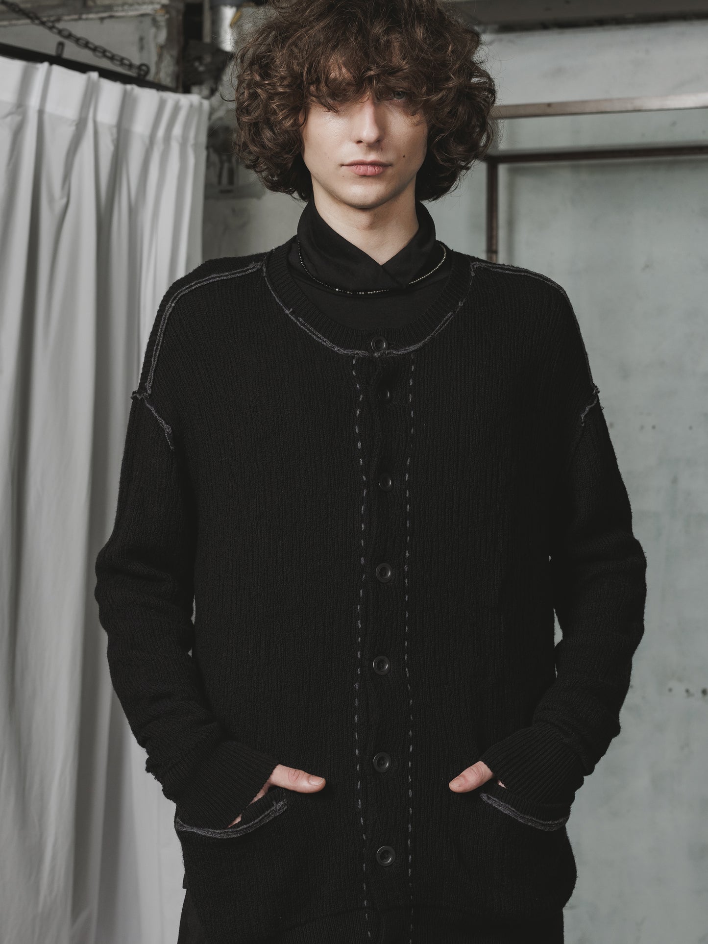 
                  
                    COTTON/CASHMERE CARDIGAN
                  
                