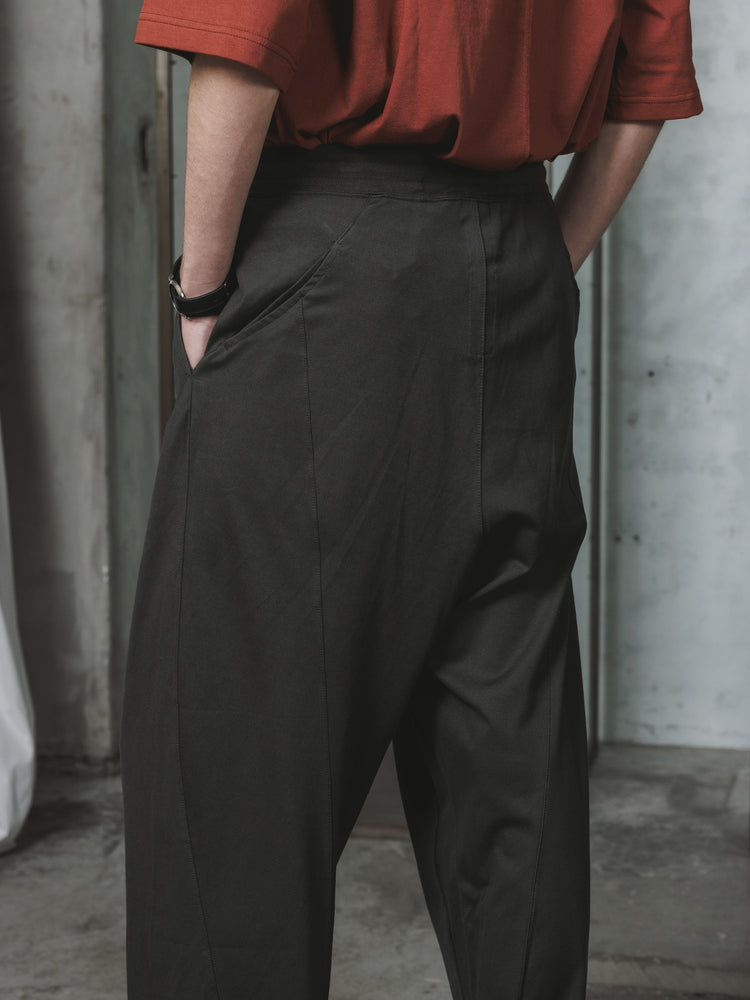 
                  
                    EXCLUSIVE COTTON JERSEY WIDE TROUSERS
                  
                