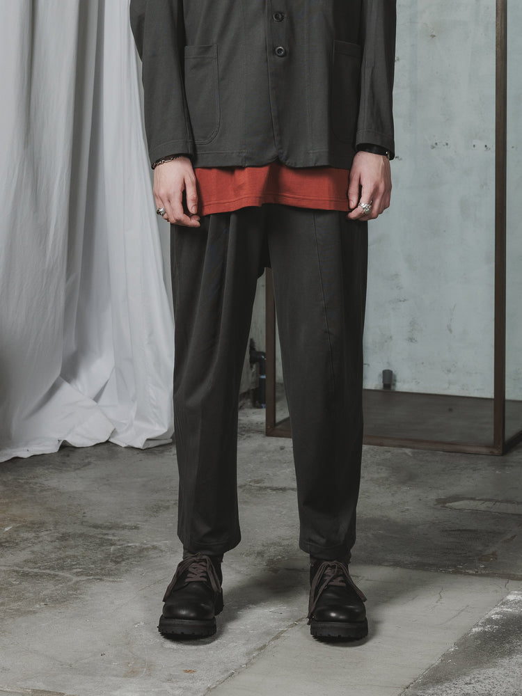 
                  
                    EXCLUSIVE COTTON JERSEY WIDE TROUSERS
                  
                