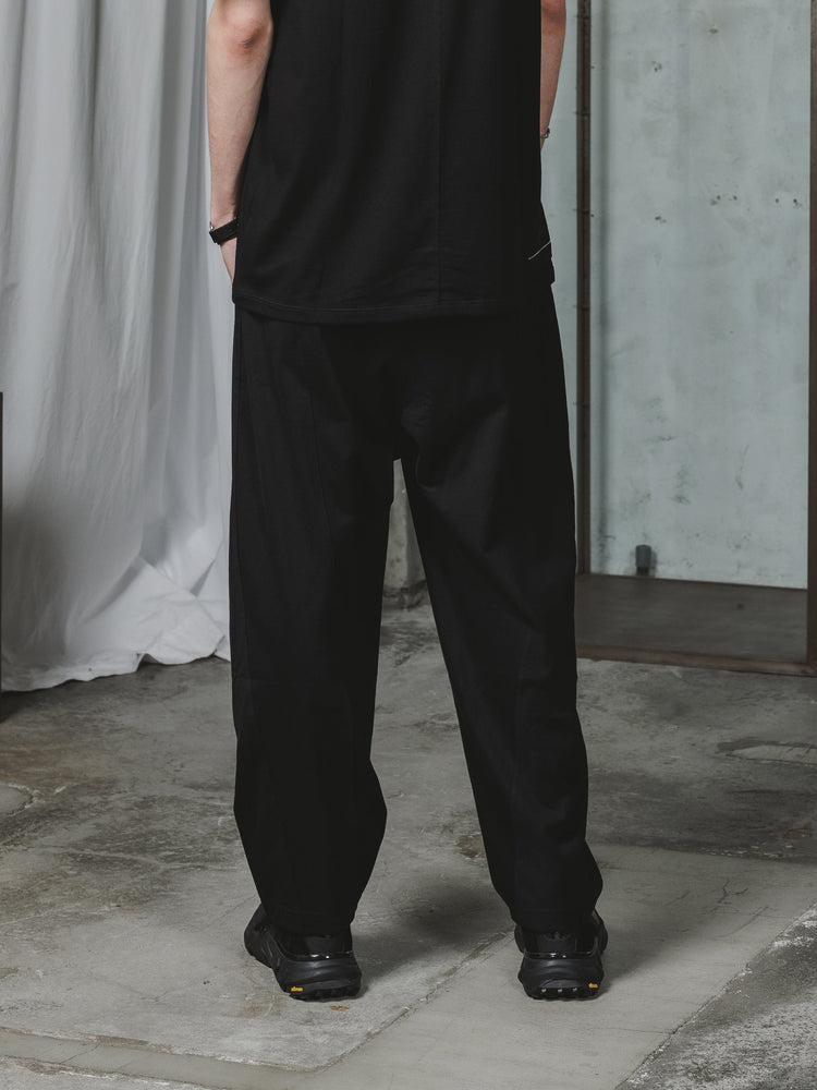 
                  
                    EXCLUSIVE COTTON JERSEY WIDE TROUSERS
                  
                