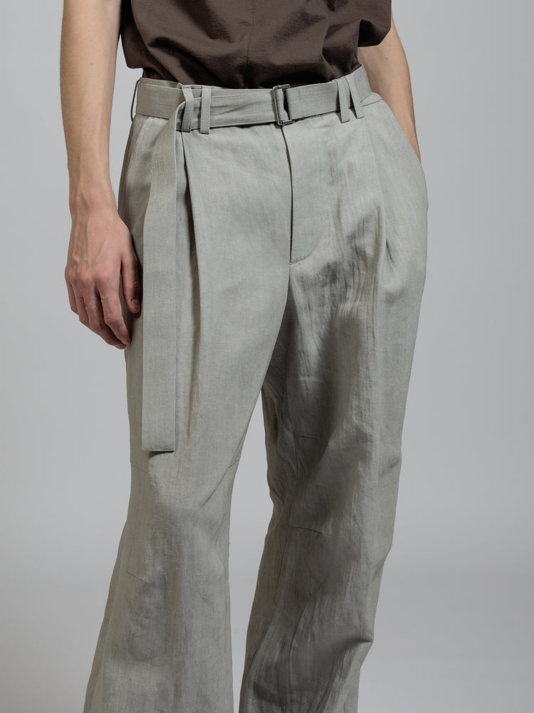 
                  
                    Ink dyed wide trousers
                  
                