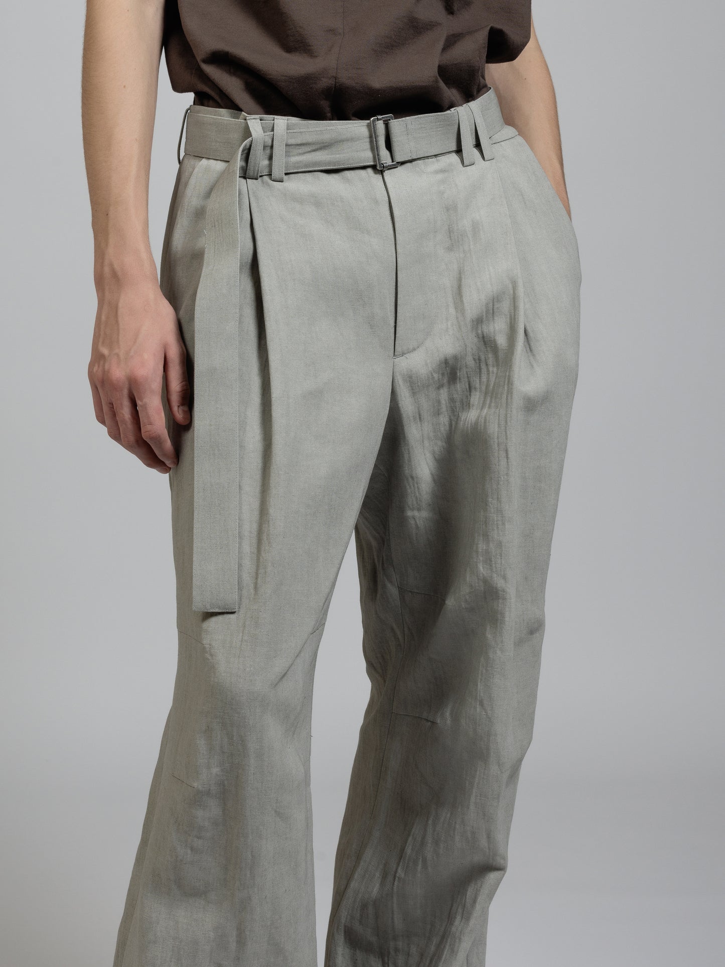 
                  
                    Ink dyed wide trousers
                  
                