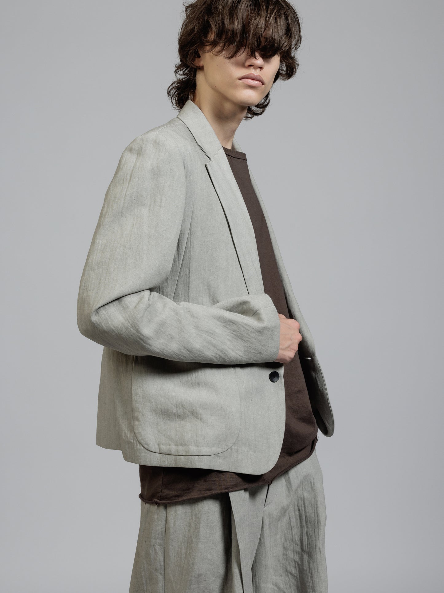 
                  
                    Ink dyed blazer
                  
                