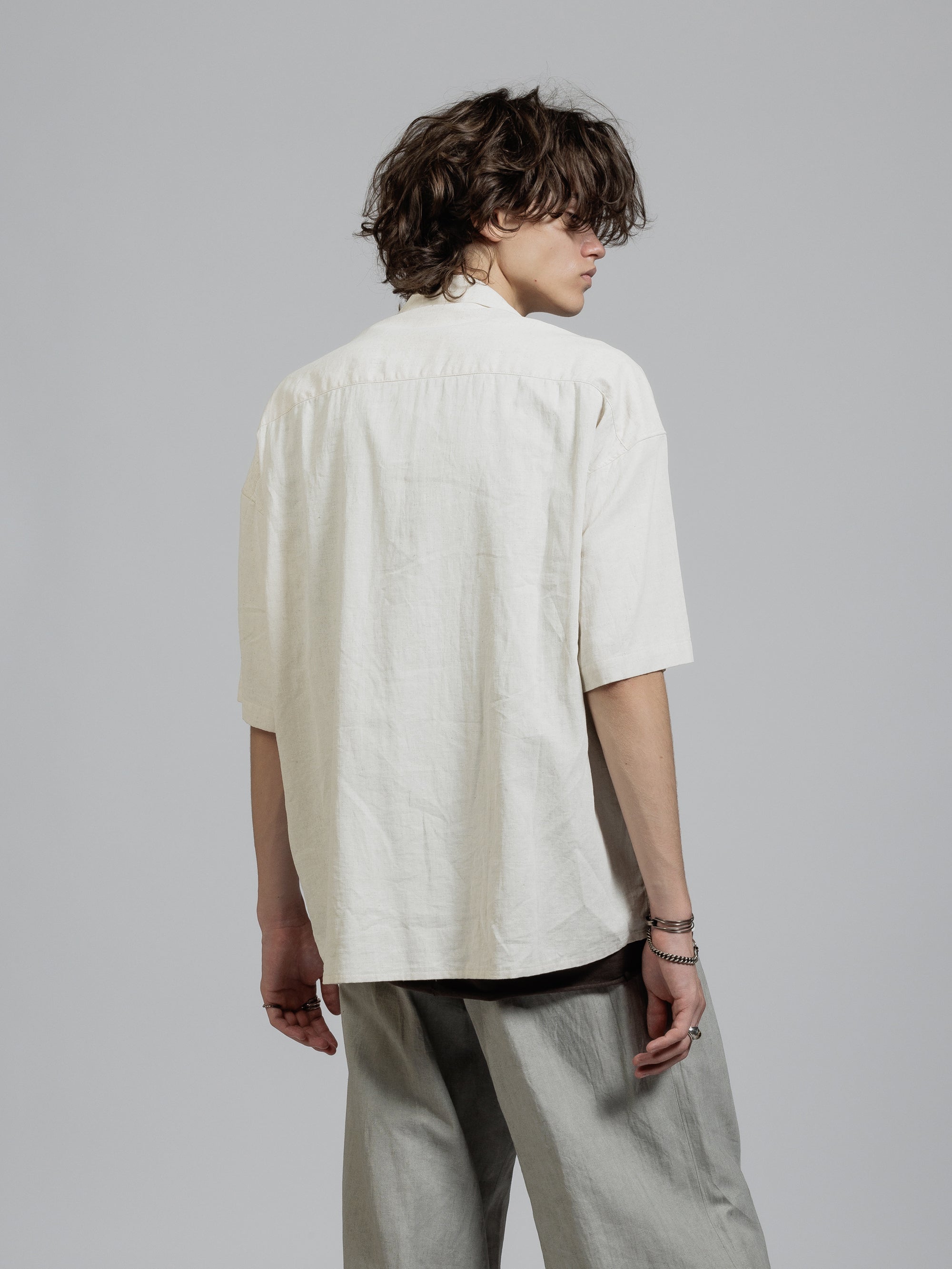 The Viridi-anne コットンシャツ THE VIRIDI-ANNE（ザ ヴィリディアン） TVA 24SS COTTON/LINEN