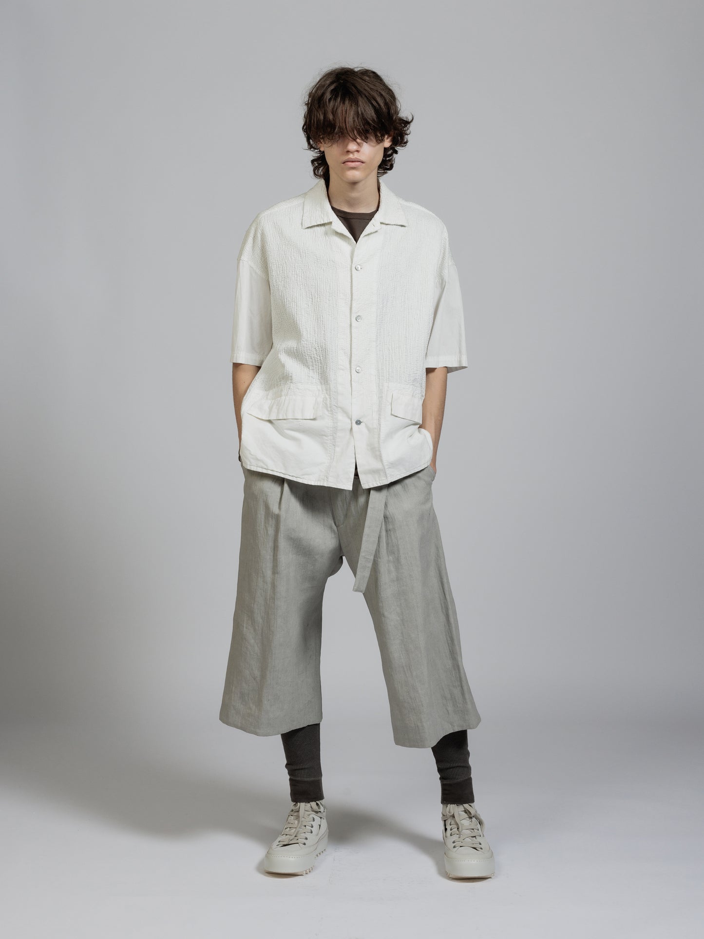 
                  
                    Embroidered cloth short sleeve shirt
                  
                