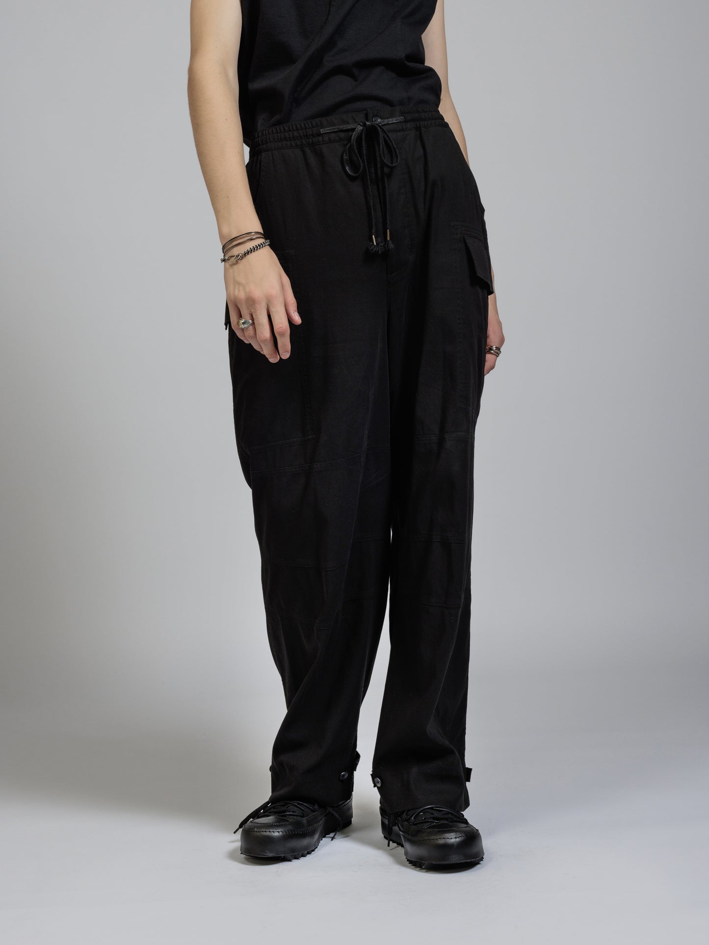 
                  
                    Twill object dyed cargo trousers
                  
                
