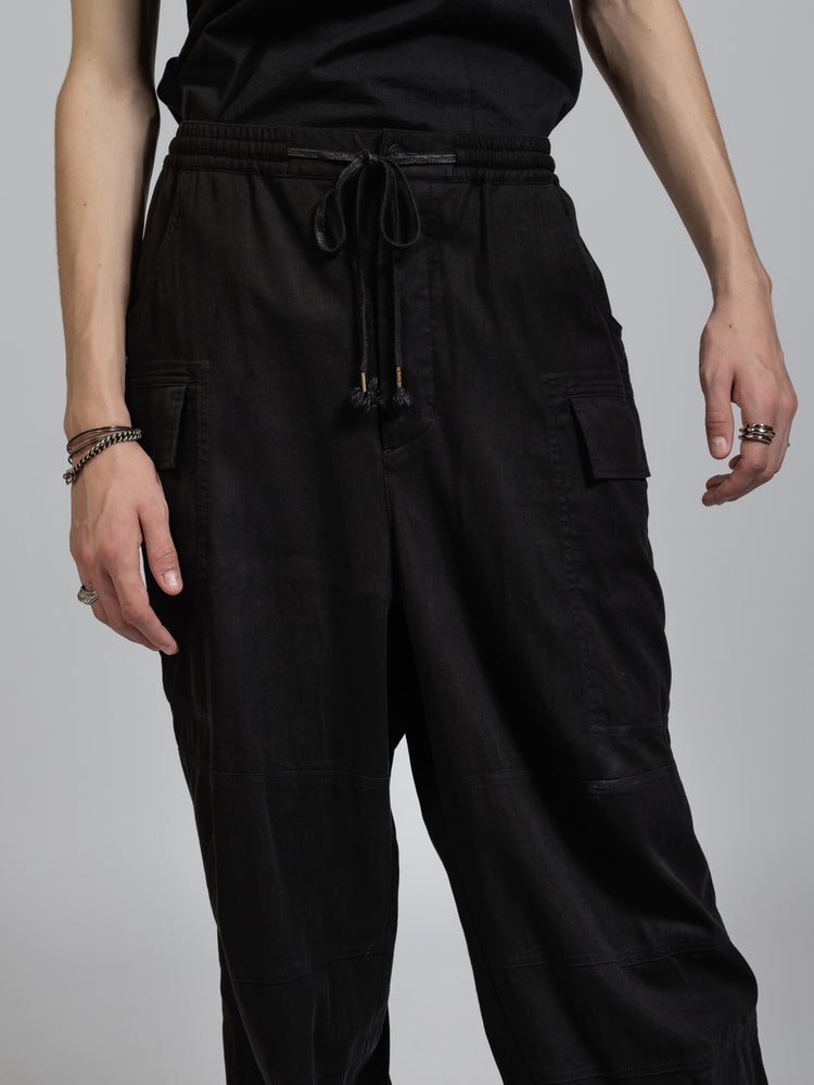 
                  
                    Twill object dyed cargo trousers
                  
                