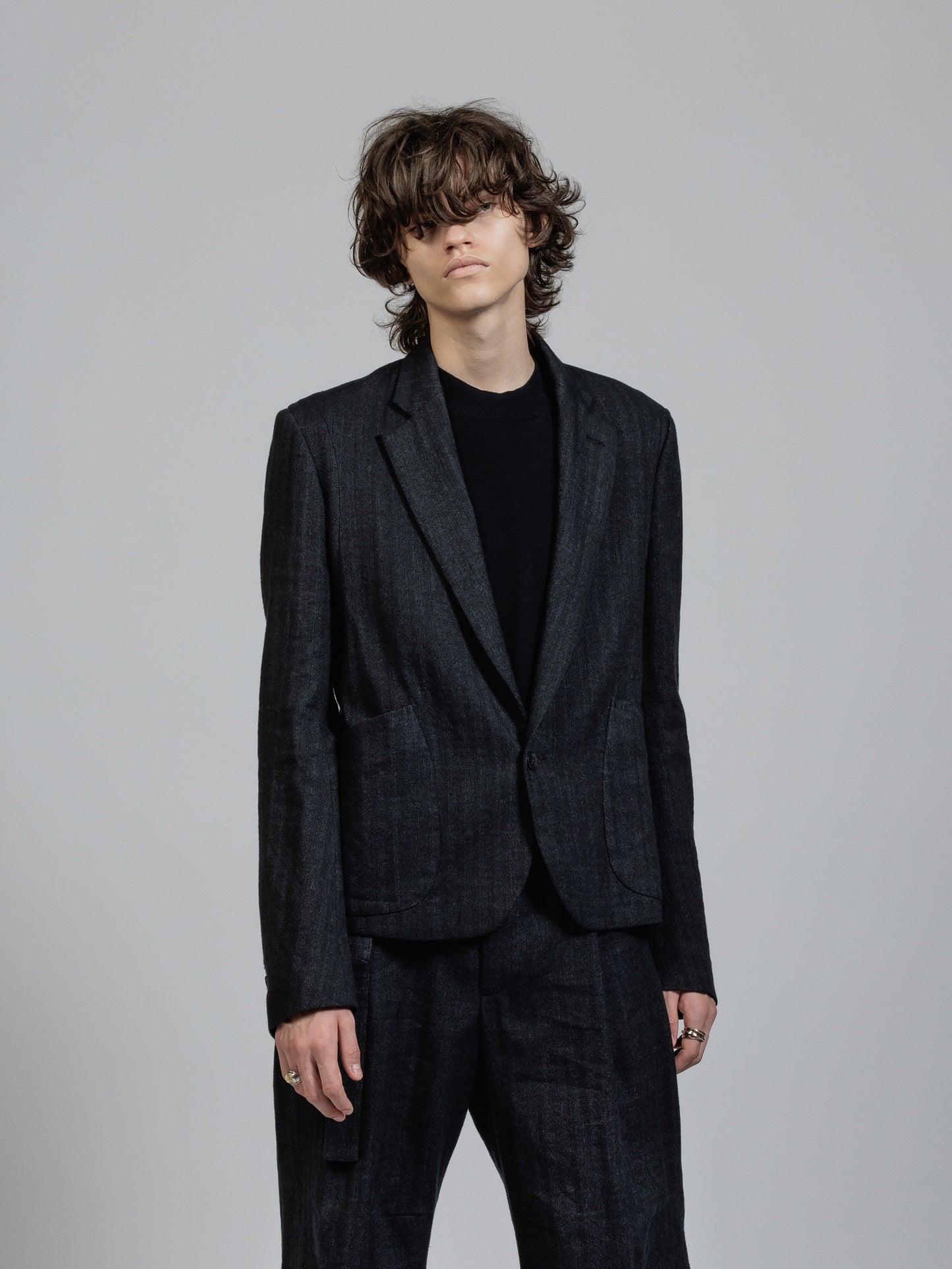 
                  
                    Herringbone blazer
                  
                