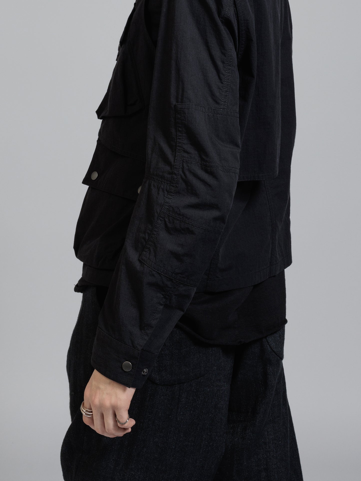 
                  
                    Ripstop military jacket
                  
                