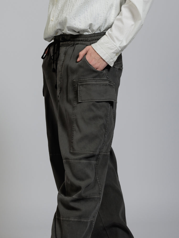 
                  
                    Twill object dyed cargo trousers
                  
                