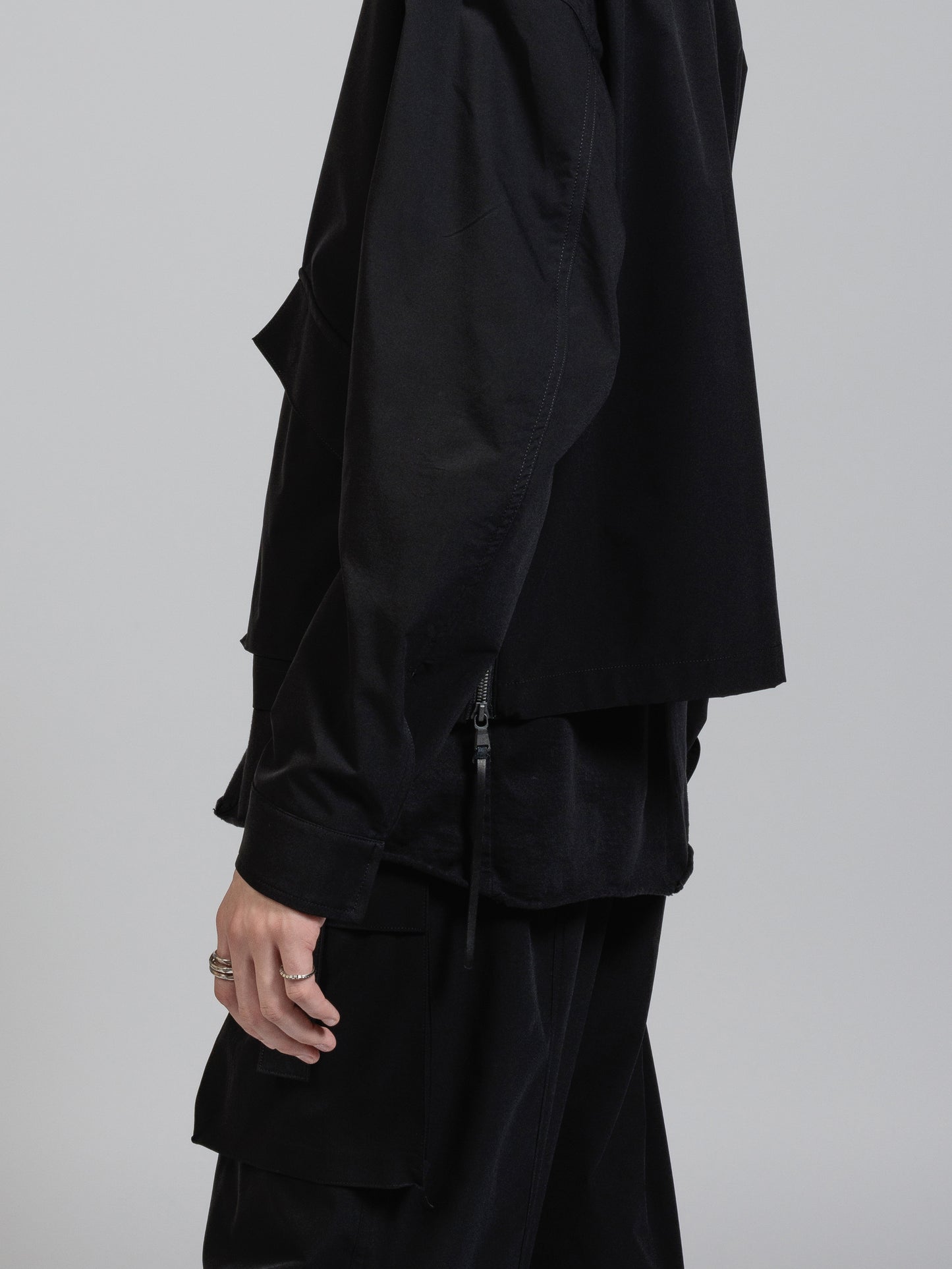 
                  
                    Water-repellent stretch zip-up jacket
                  
                