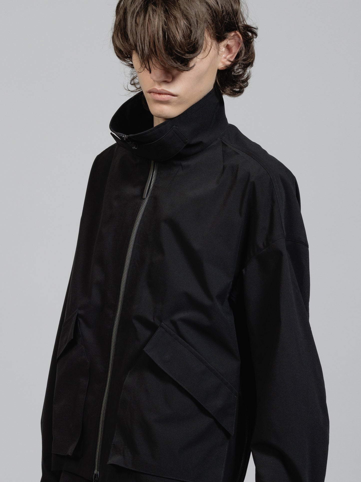 
                  
                    Water-repellent stretch zip-up jacket
                  
                