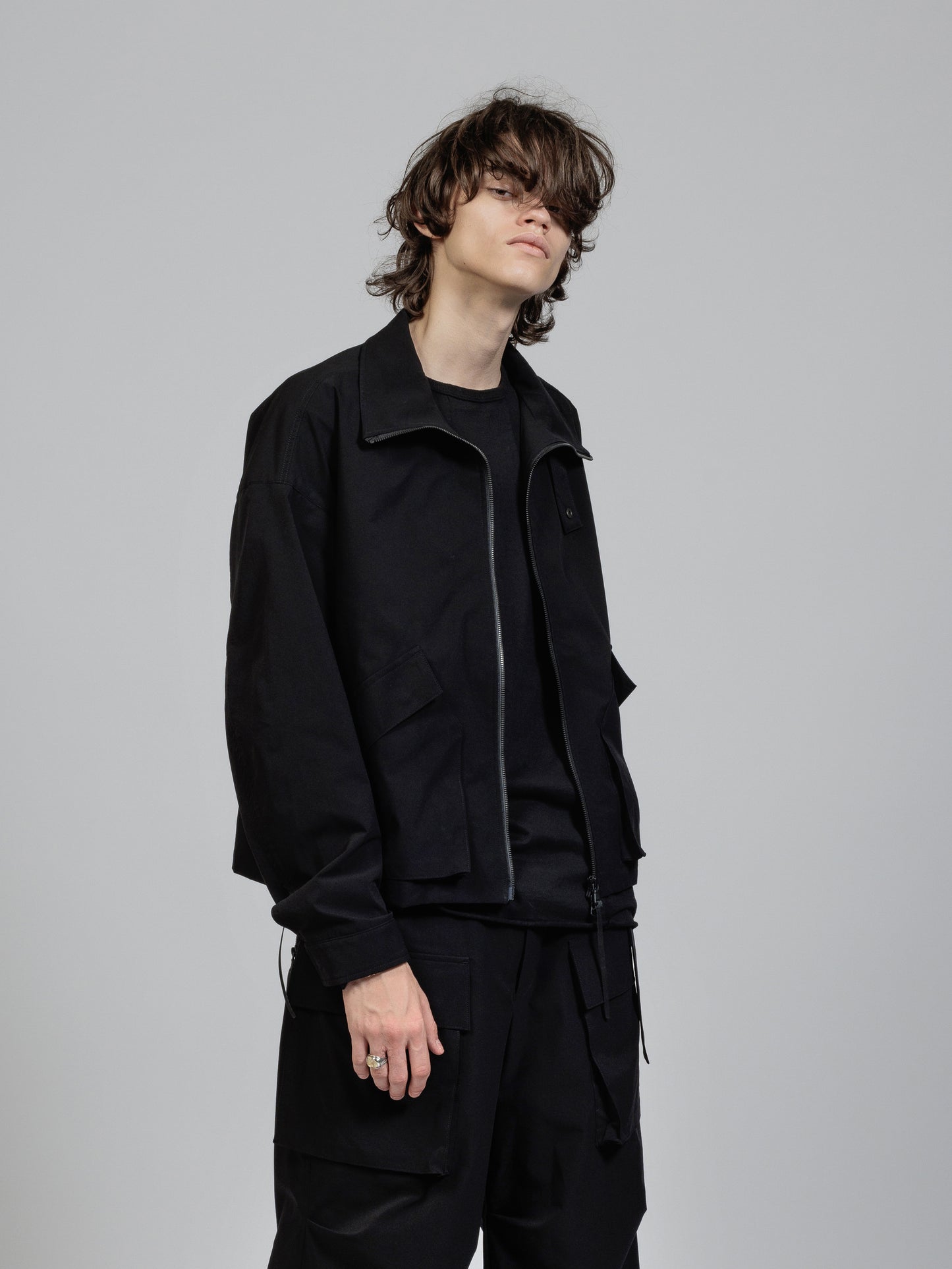 
                  
                    Water-repellent stretch zip-up jacket
                  
                