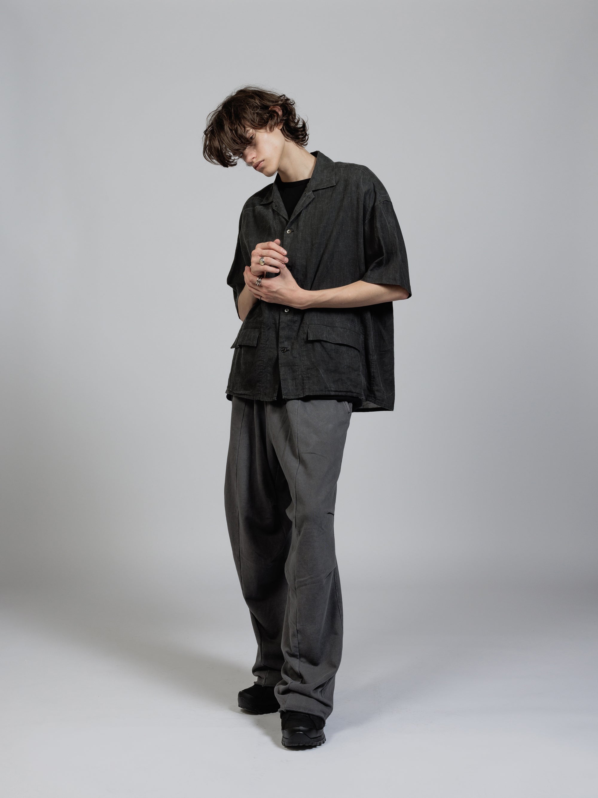 THE VIRIDI-ANNE（ザ ヴィリディアン） TVA 25SS Sweat wide pants（裏