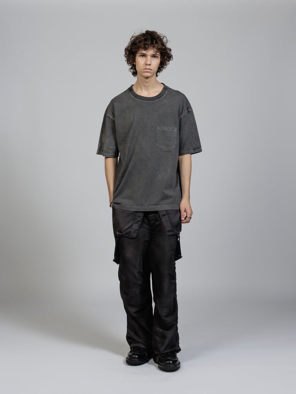 VIVIANO/ブラウス/S/ポリエステル/RED/VS-AW22-TU01 VIVIANO/ヴィヴィアーノ】hirt with Swell Ruffle Tulle