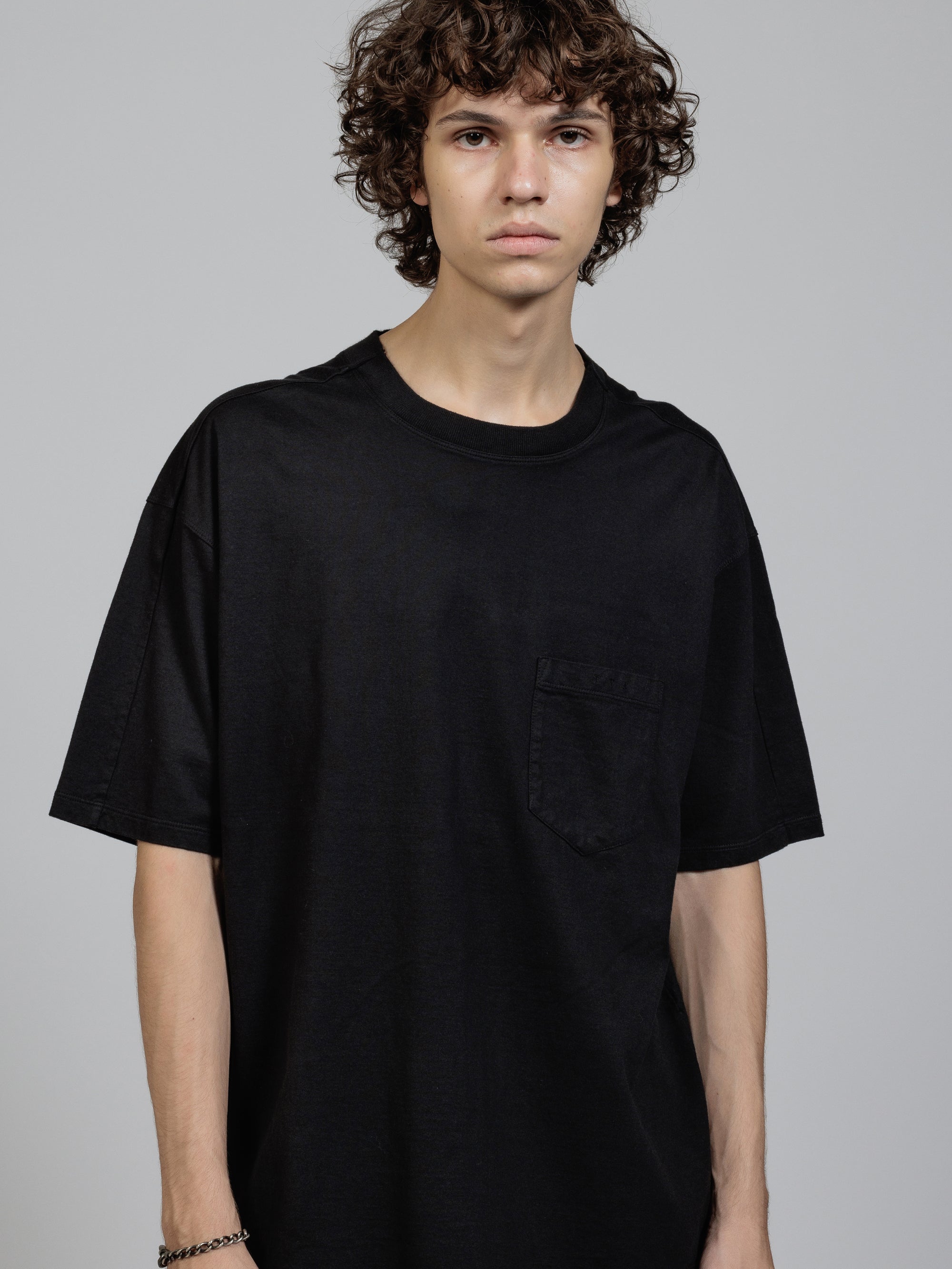 THE VIRIDI-ANNE（ザ ヴィリディアン） TVA 25SS Object dyed pocket T