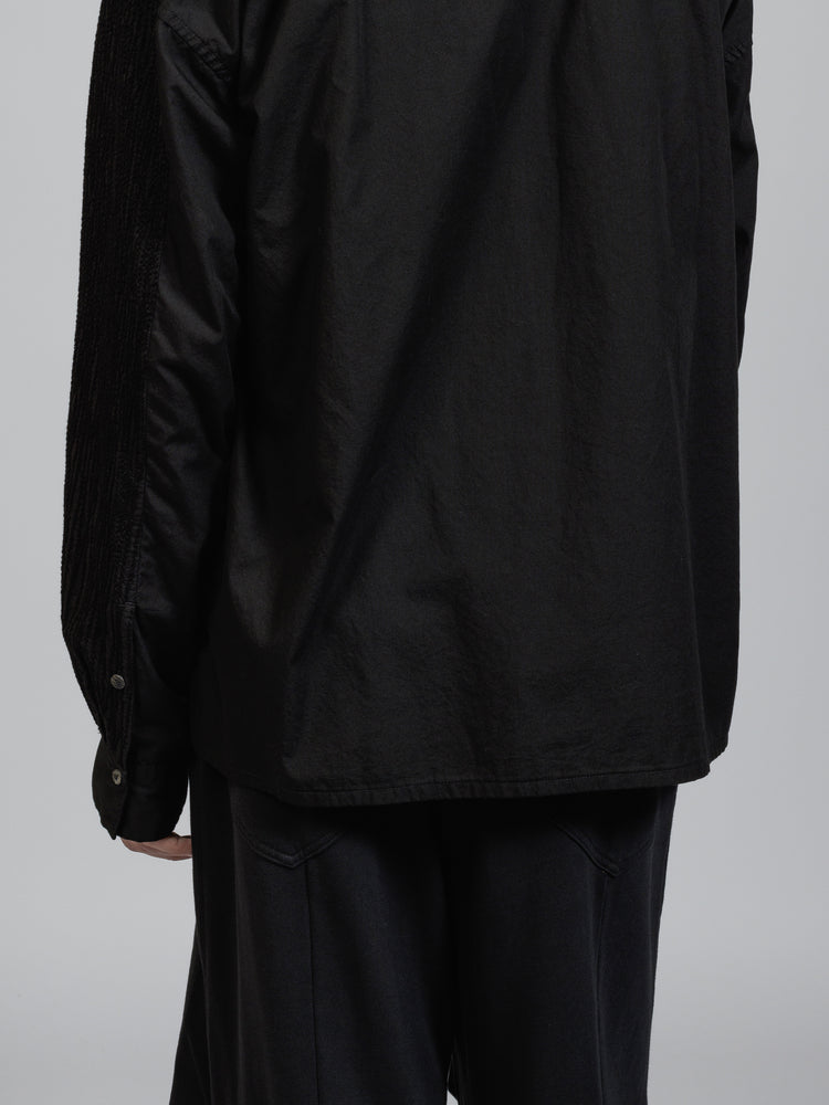 
                  
                    Embroidered cloth high-necked shirt
                  
                